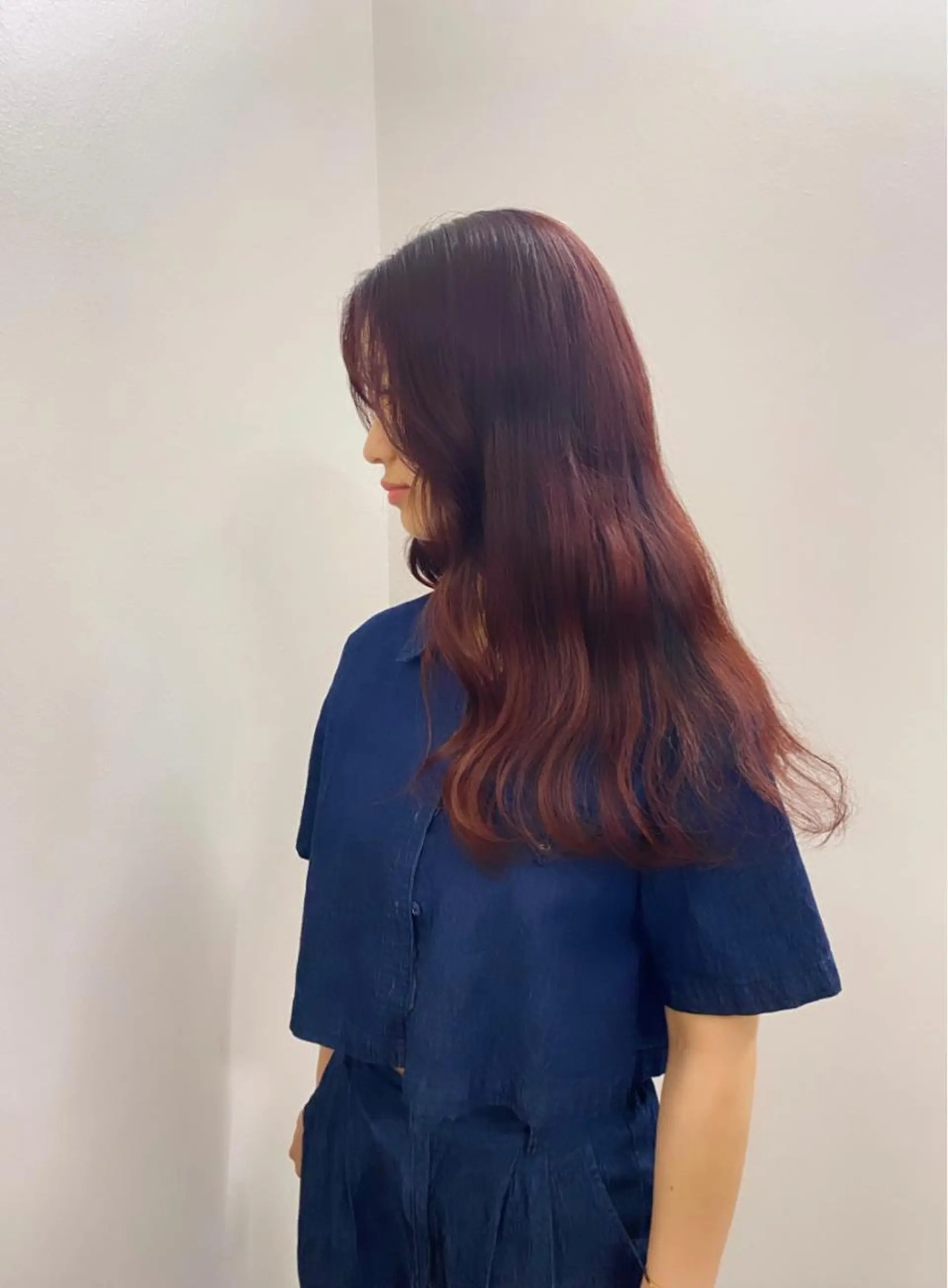 ロング カラー 重里 瑠花のヘアスタイル
