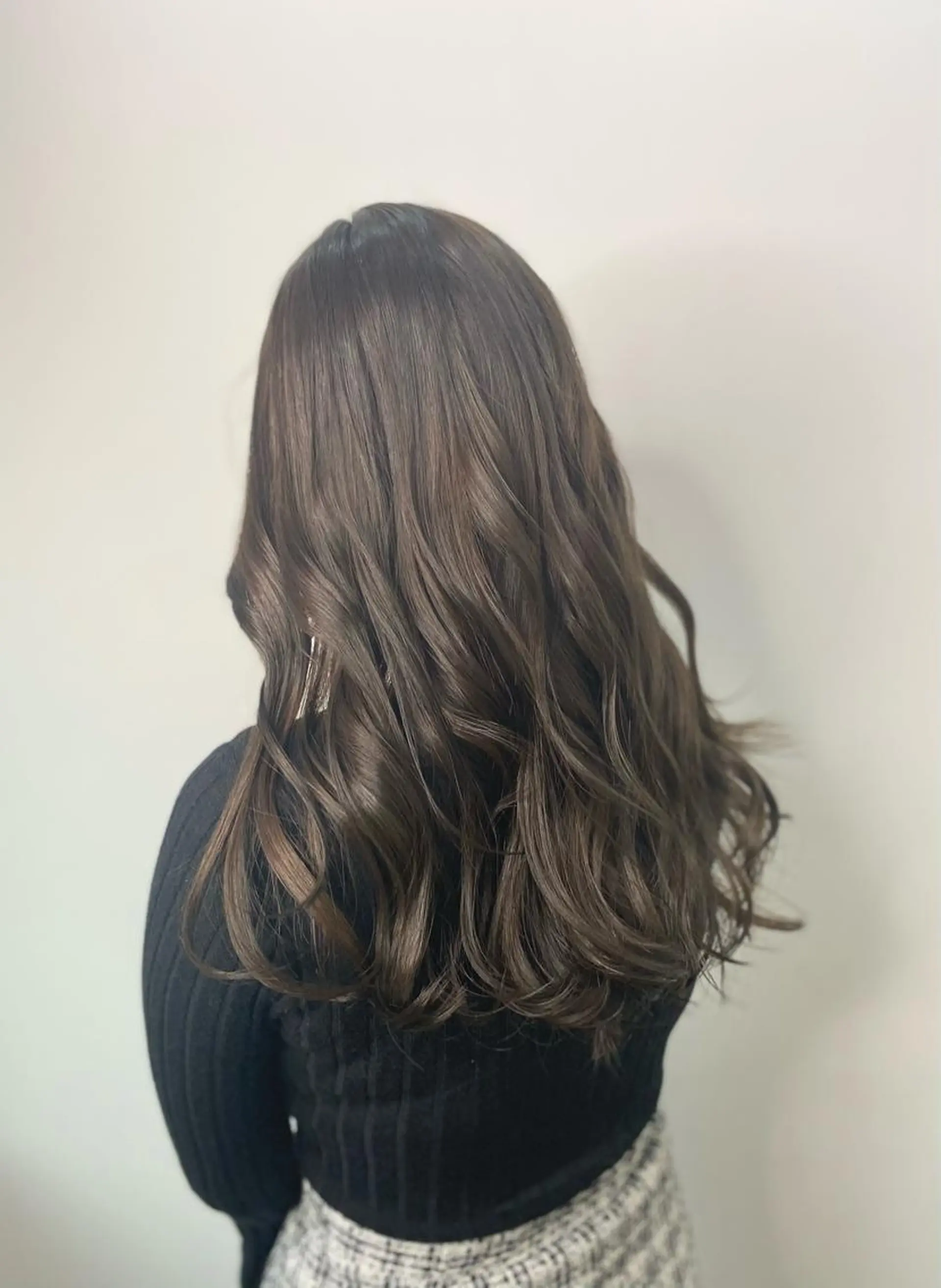 ロング カラー ショートボブ バレイヤージュ デザインカラー グラデーションカラー グレージュ opus 店長大和 レイヤー/赤み消しのヘアスタイル