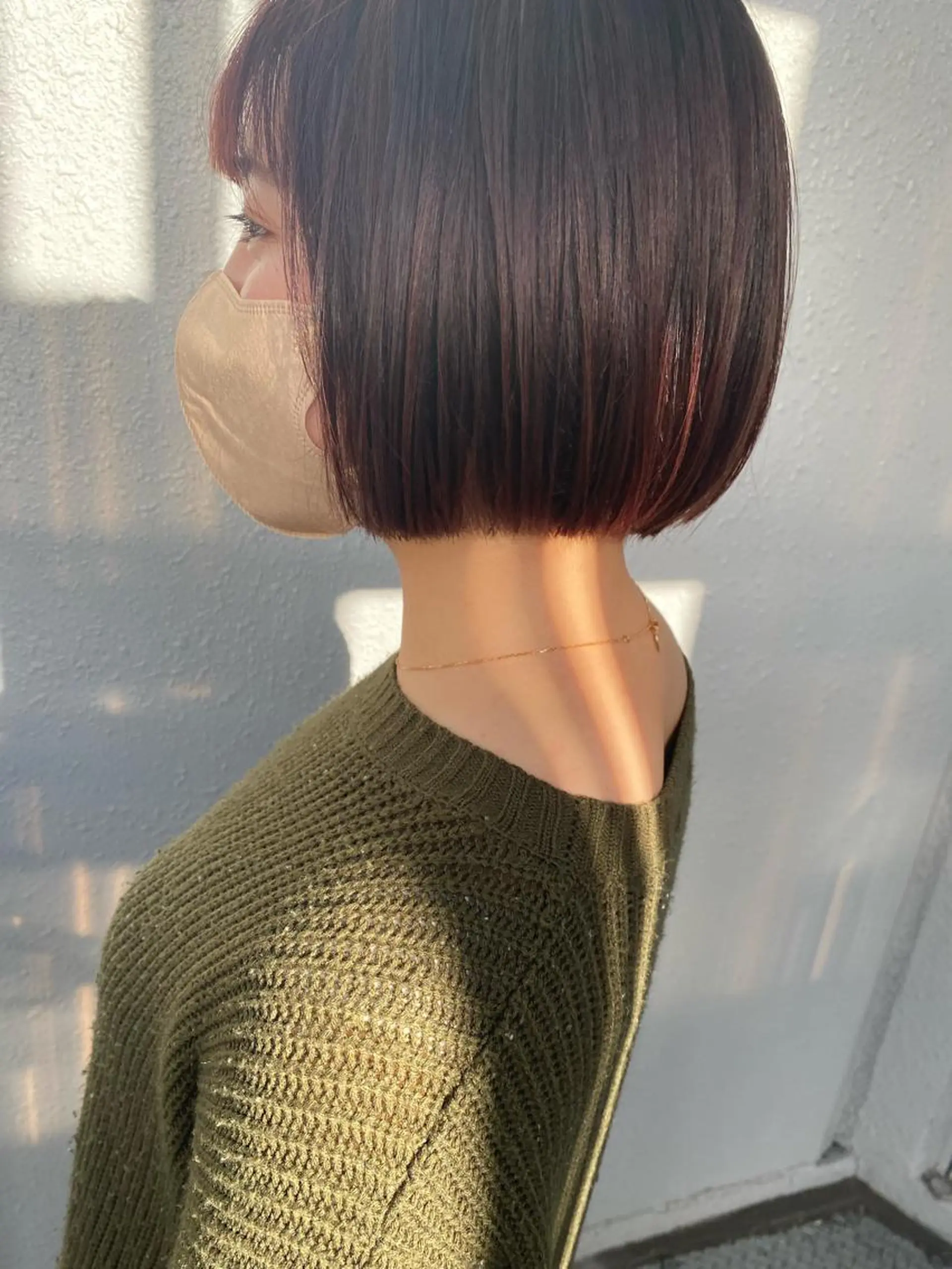 ショート カラー カット ヘアカラー トリートメント 後藤紗英/髪質改善 /オリーブベージュのヘアスタイル