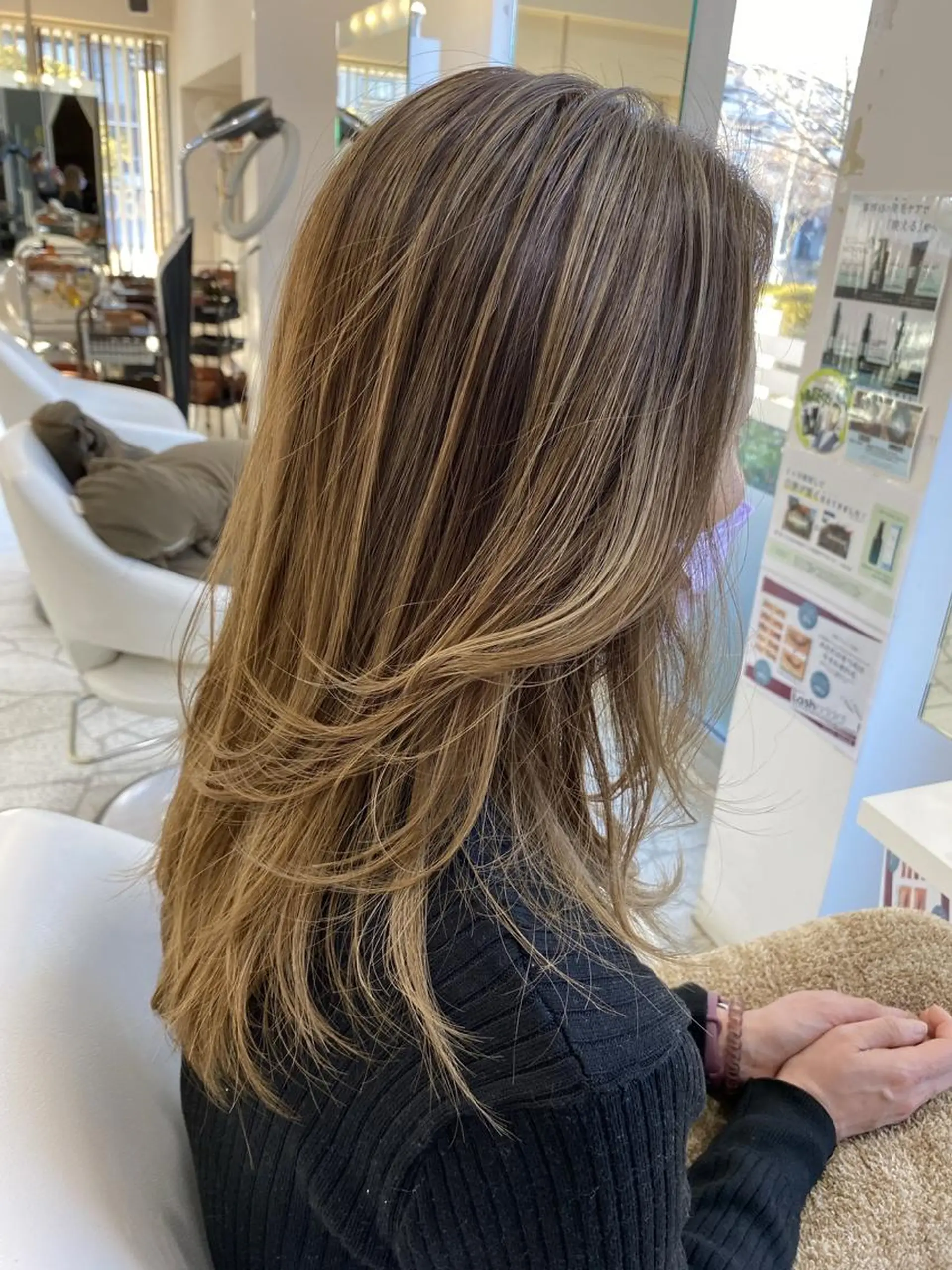 セミロング 丁寧な技術が評判！ nao.c 田原台店のヘアスタイル