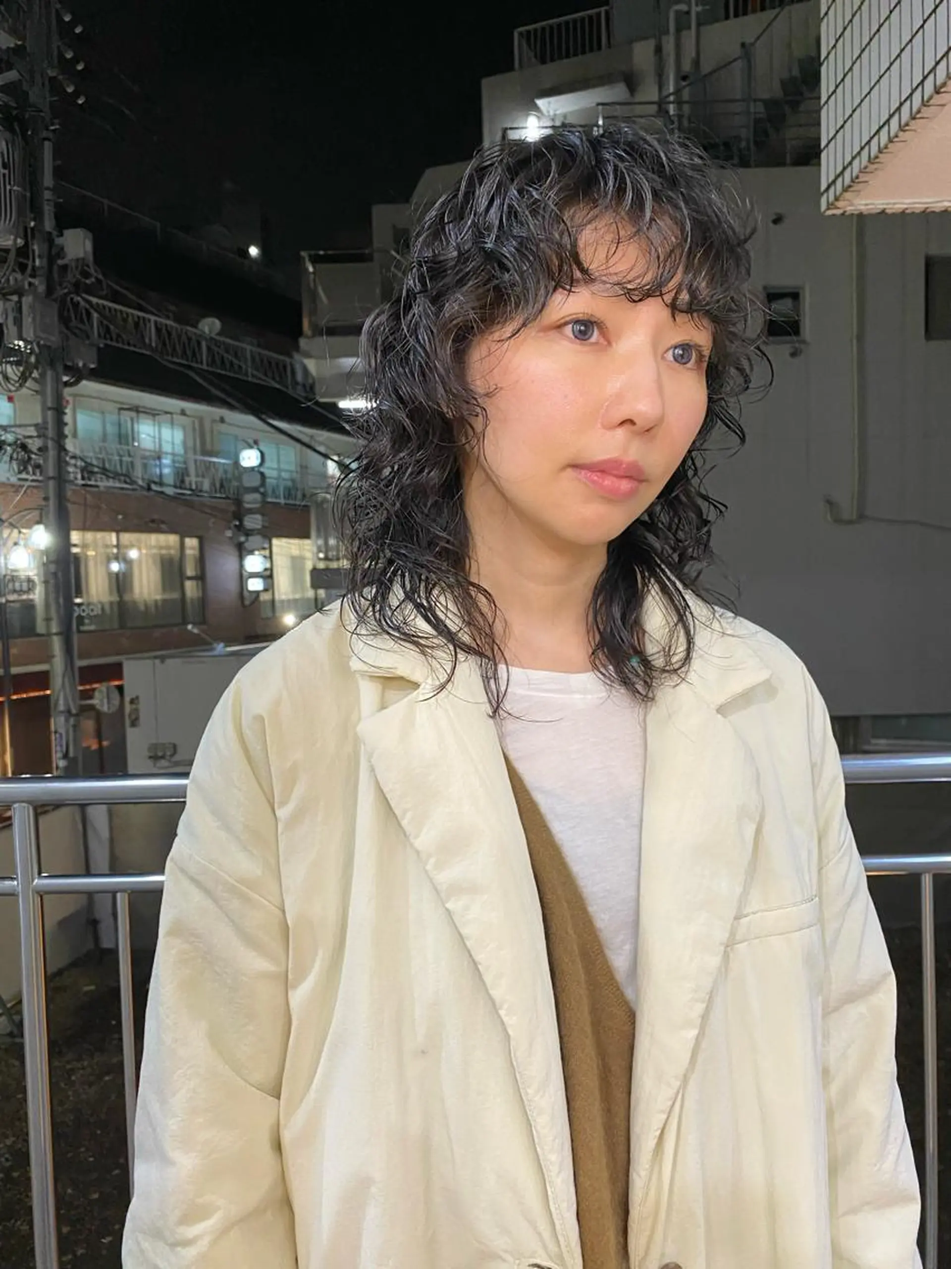 ミディアム パーマ レイヤー/パーマ /ウルフ/nabeのヘアスタイル