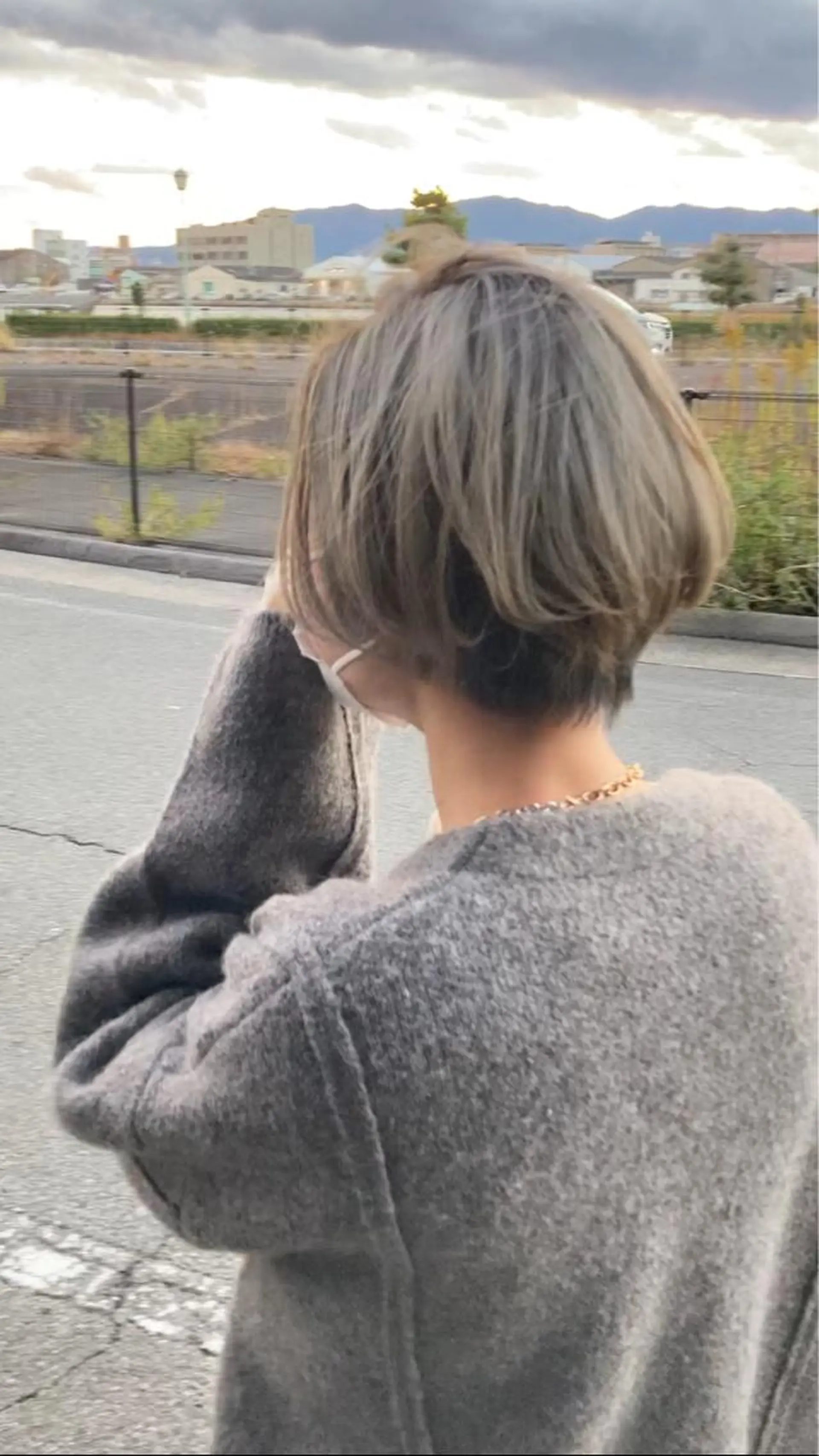 ショート カット ヘアカラー パーマ 縮毛矯正 大谷 哲基のヘアスタイル