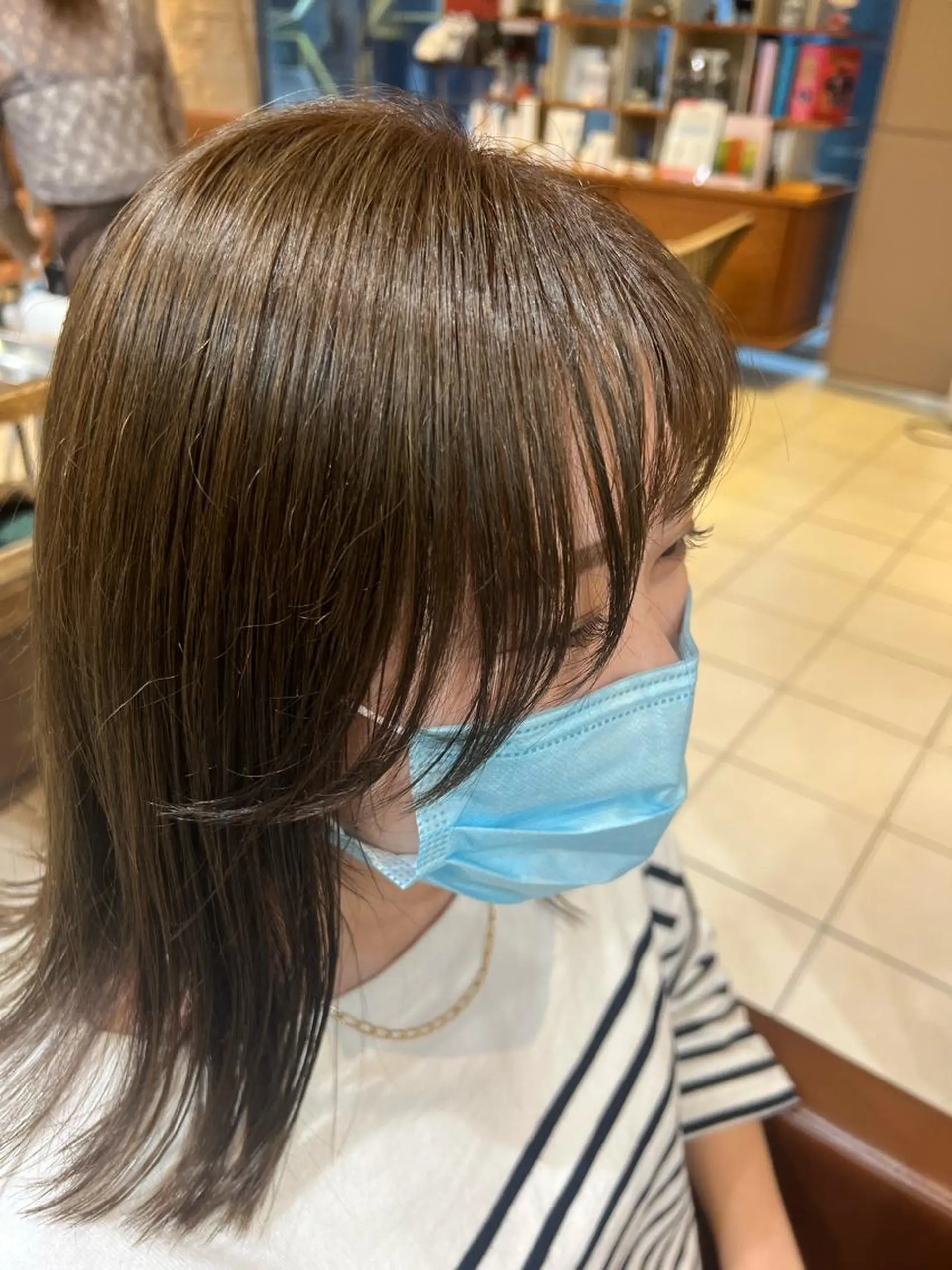 ミディアム オルチャンヘア 川崎レイヤーカット /江口真正のヘアスタイル