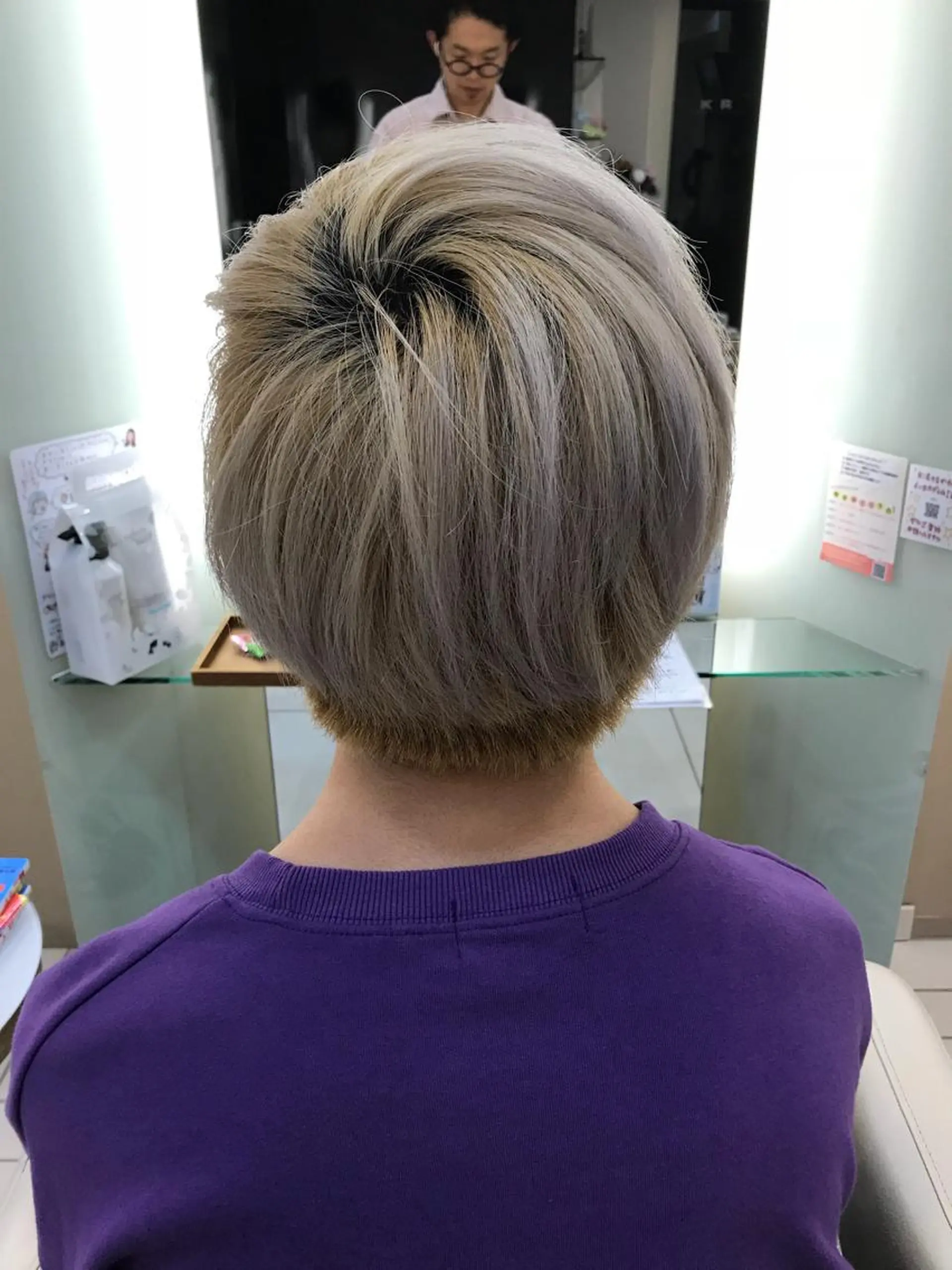 ショート カラー メンズ ヘアカラー トータルビューティー K:R鶴川のヘアスタイル