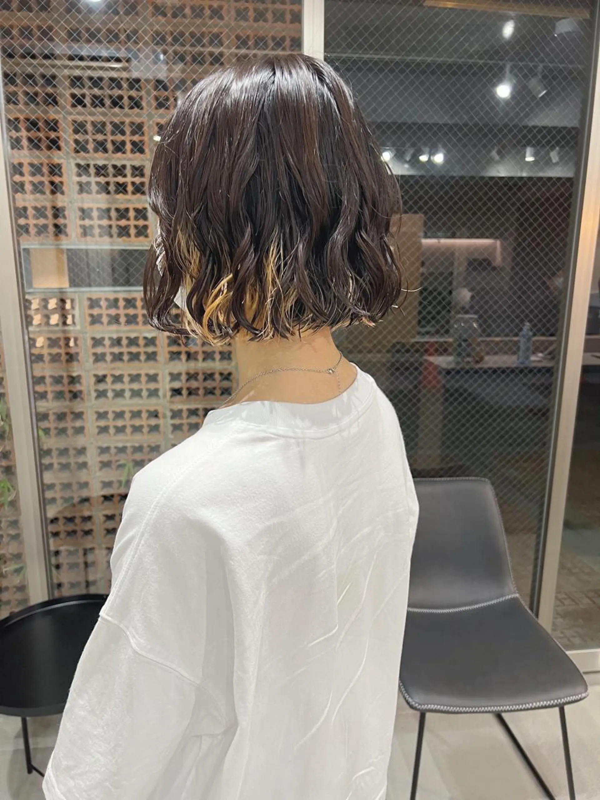 パーマ ボブパーマコテ巻き風 パーマNo1深江秀平のヘアスタイル