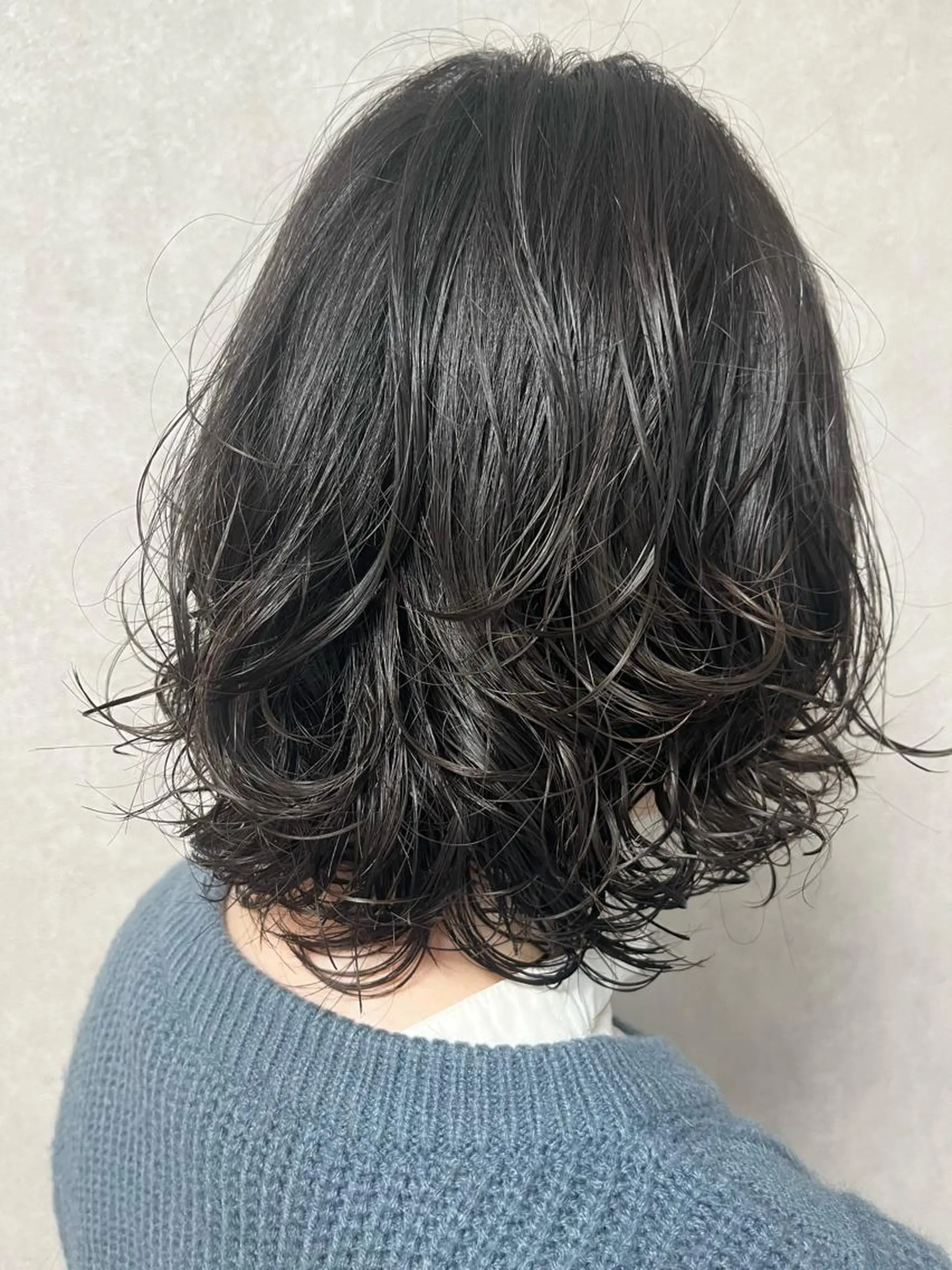 ミディアム パーマ MIKOTO/マンツ ーマン/髪質改善🤎のヘアスタイル