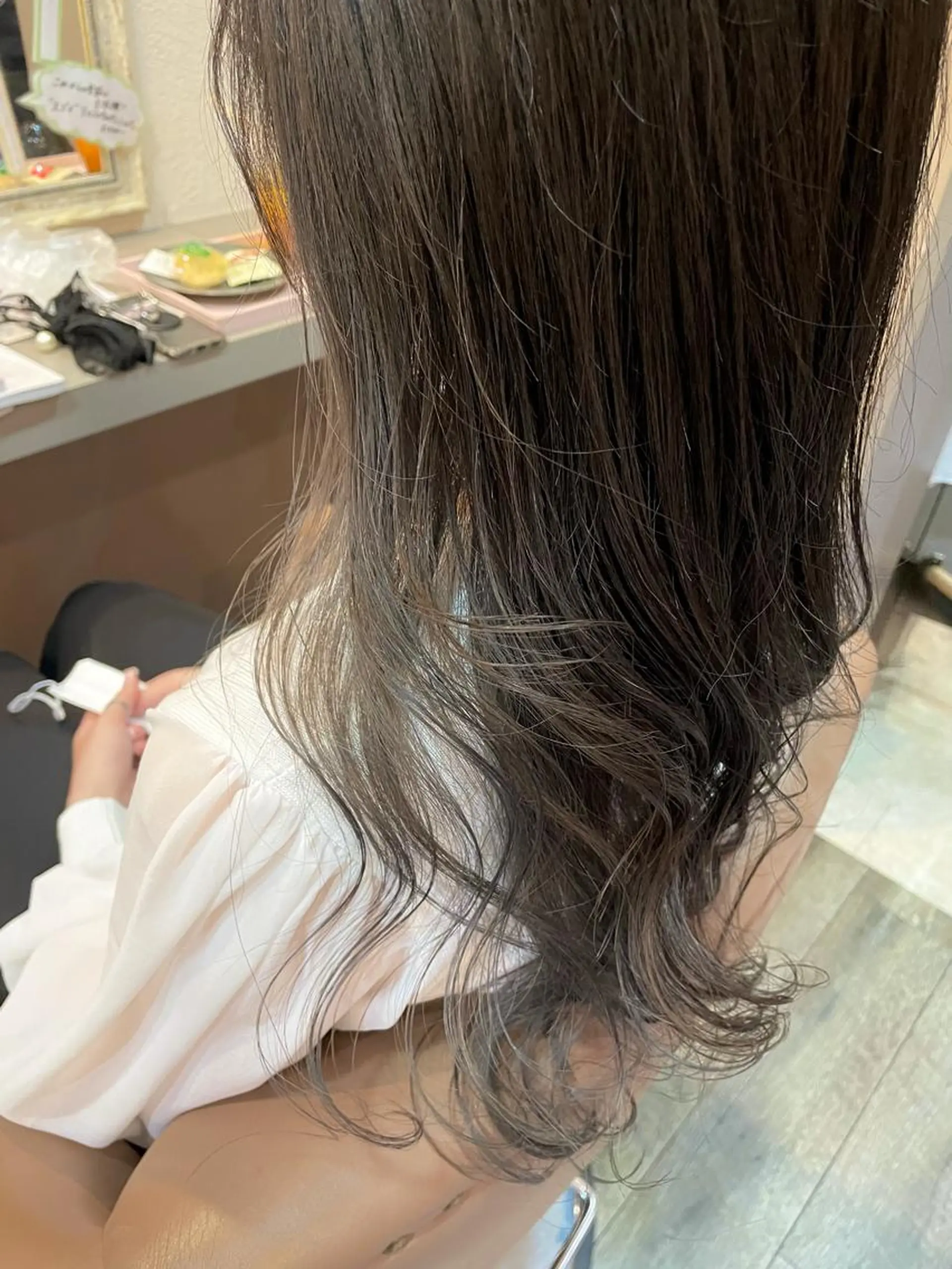 セミロング カラー ブリーチ 沖縄/ヘアアレンジ /ナカノのヘアスタイル