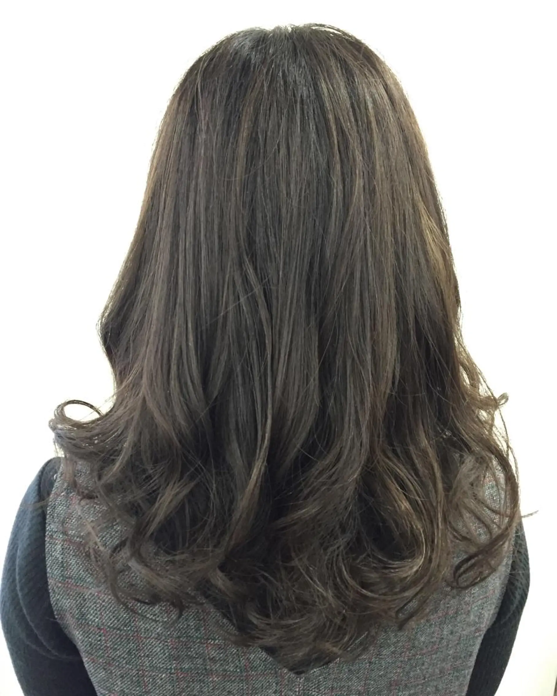 セミロング カラー ブラウンカラー オリーブブラウン 🌛ダブルカラー 🌜SAYAKAのヘアスタイル