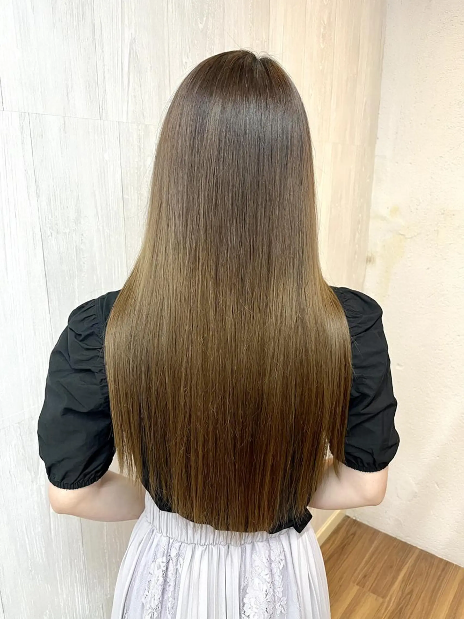 ロング 髪質改善 トリートメント トリートメント GLOSS 心斎橋 山上のヘアスタイル