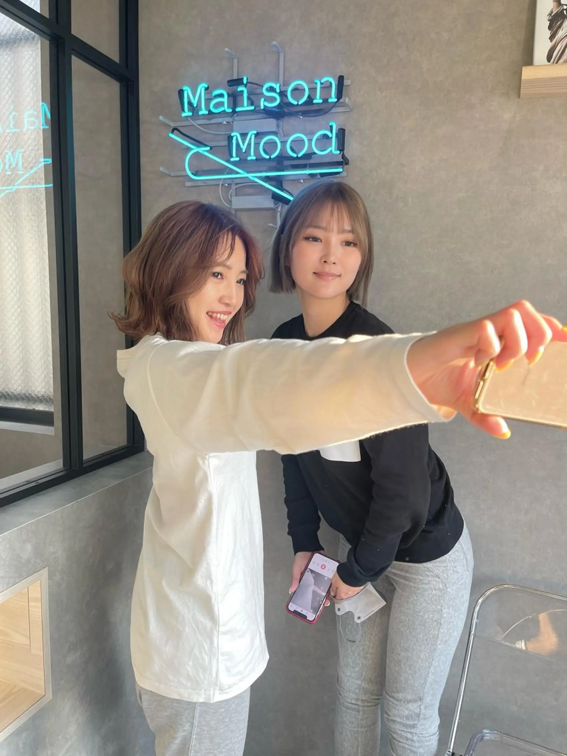 セミロング カラー カット ヘアカラー トリートメント mood tatemachiのヘアスタイル