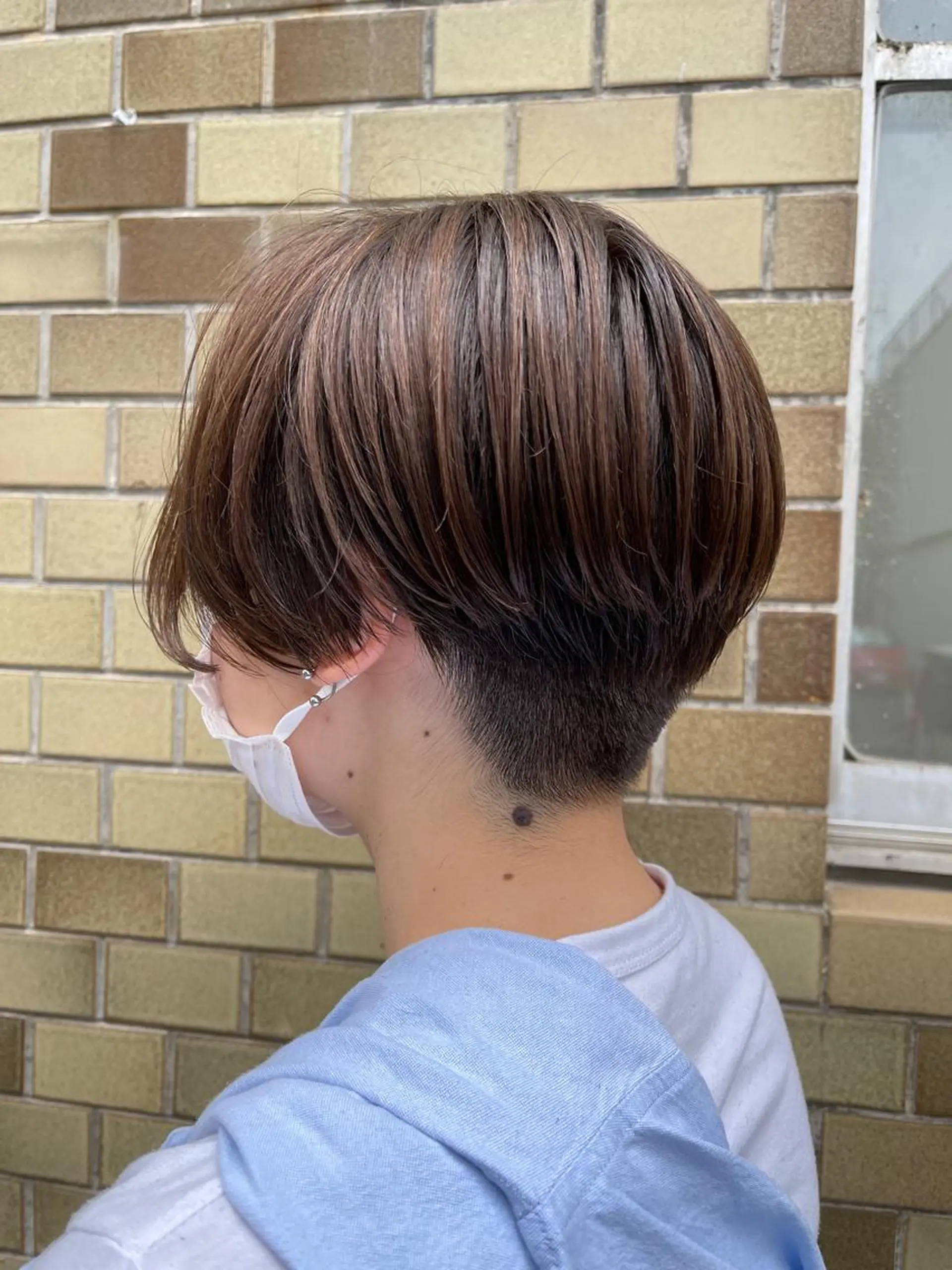 ショート カラー ハンサムショート ショートヘア カット ヘアカラー トリートメント 【AMANEQ】 yuka🦋のヘアスタイル