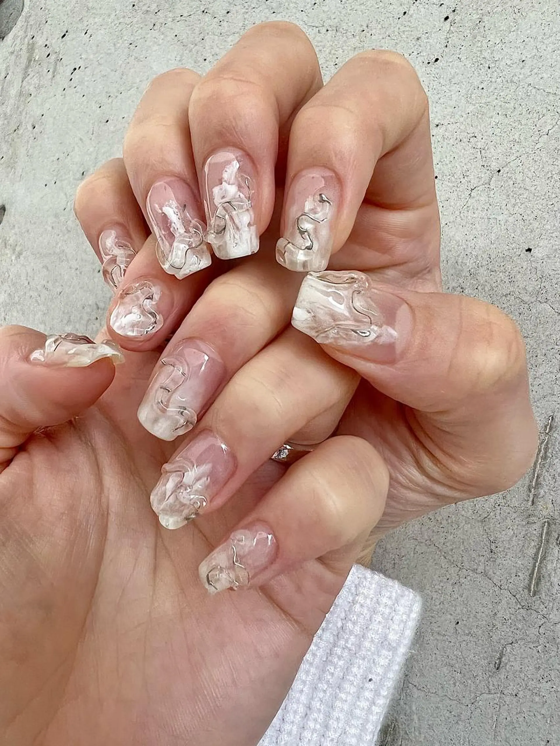 ネイル 持ち込み ニュアンスネイル Charme. NOBUKOのネイルデザイン