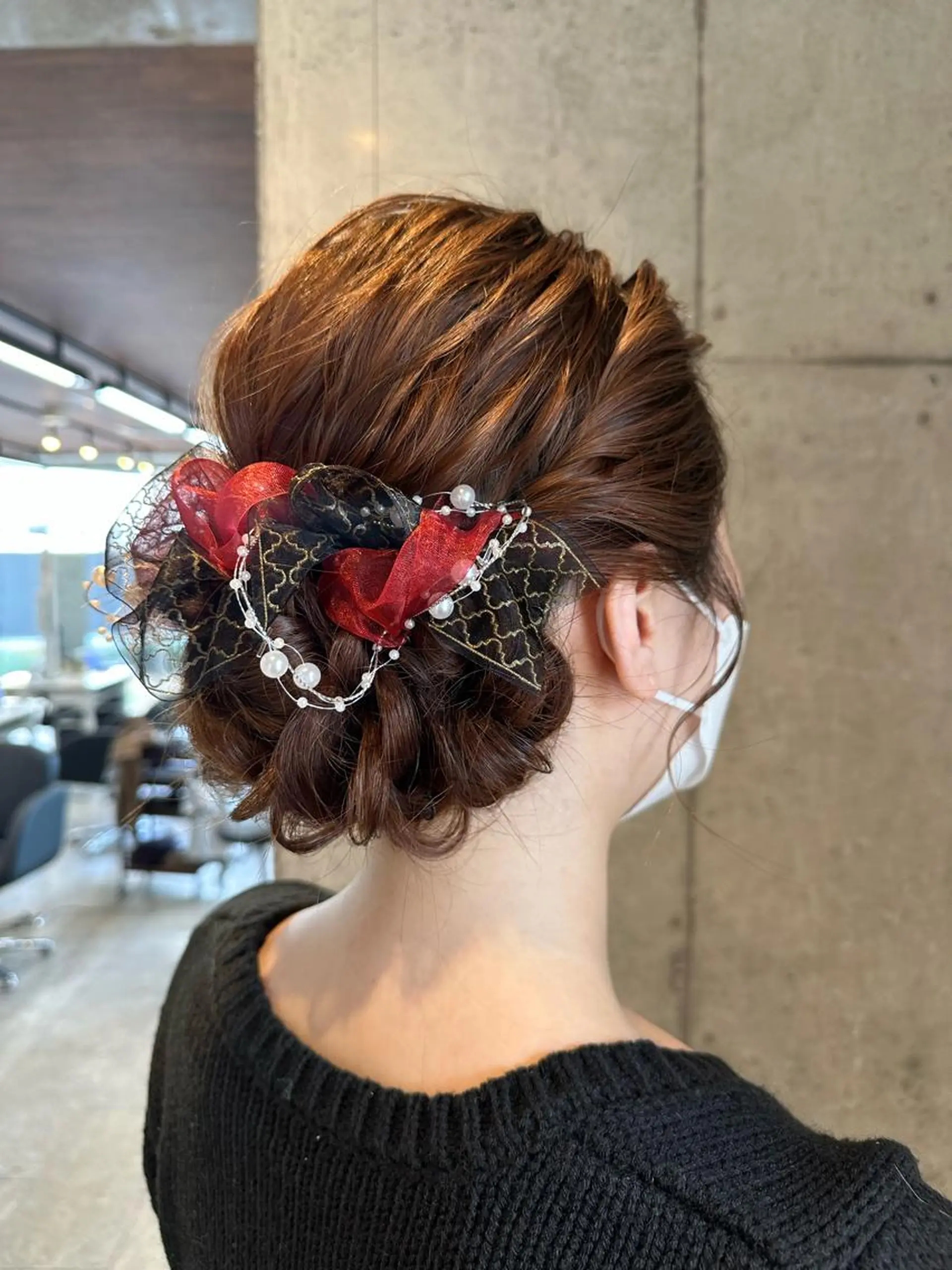 ロング ヘアアレンジ ヘアセット 女性に人気♪ はやしほのかのヘアスタイル