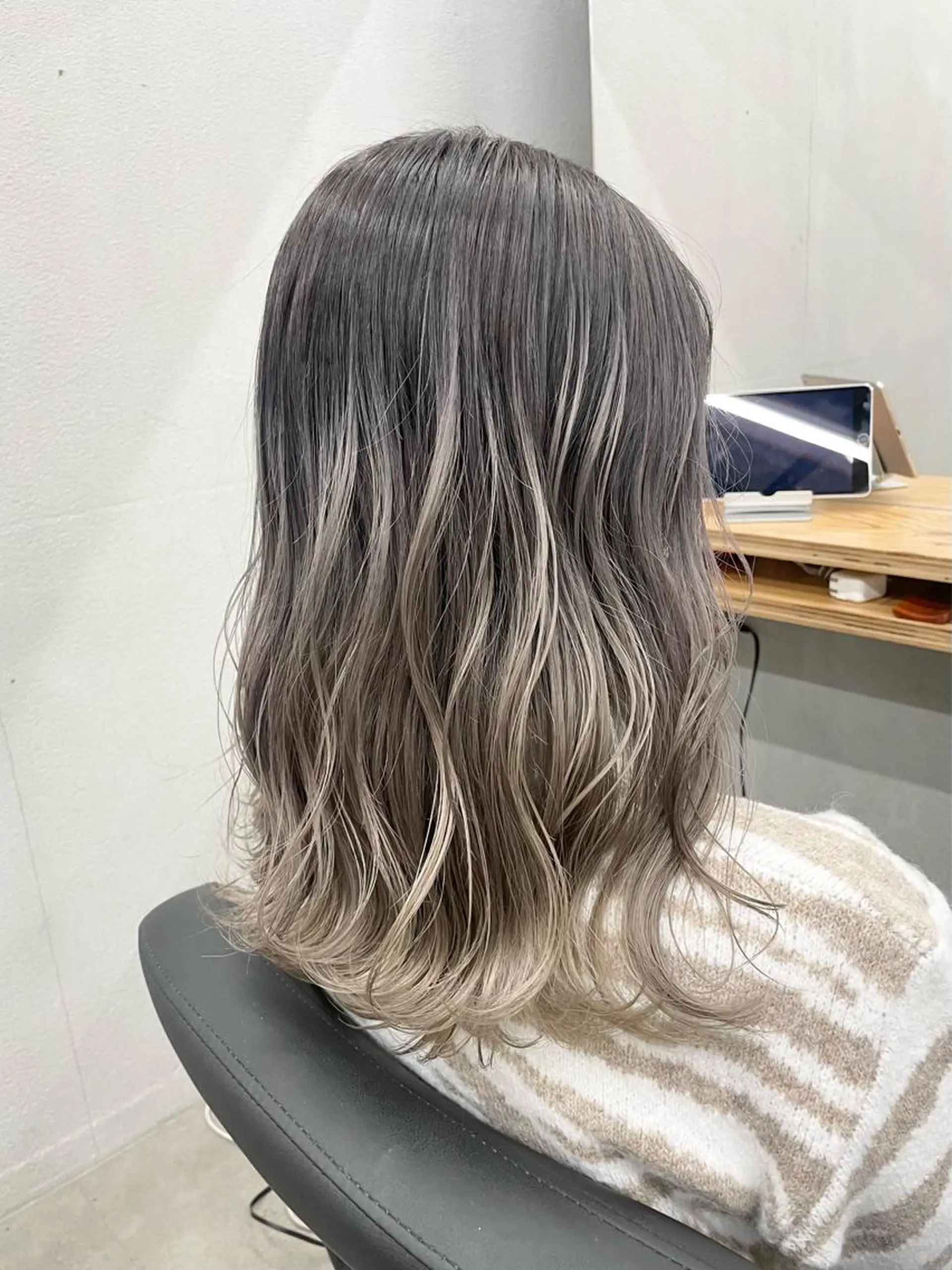 セミロング カラー カット ヘアカラー ひより /Nのヘアスタイル