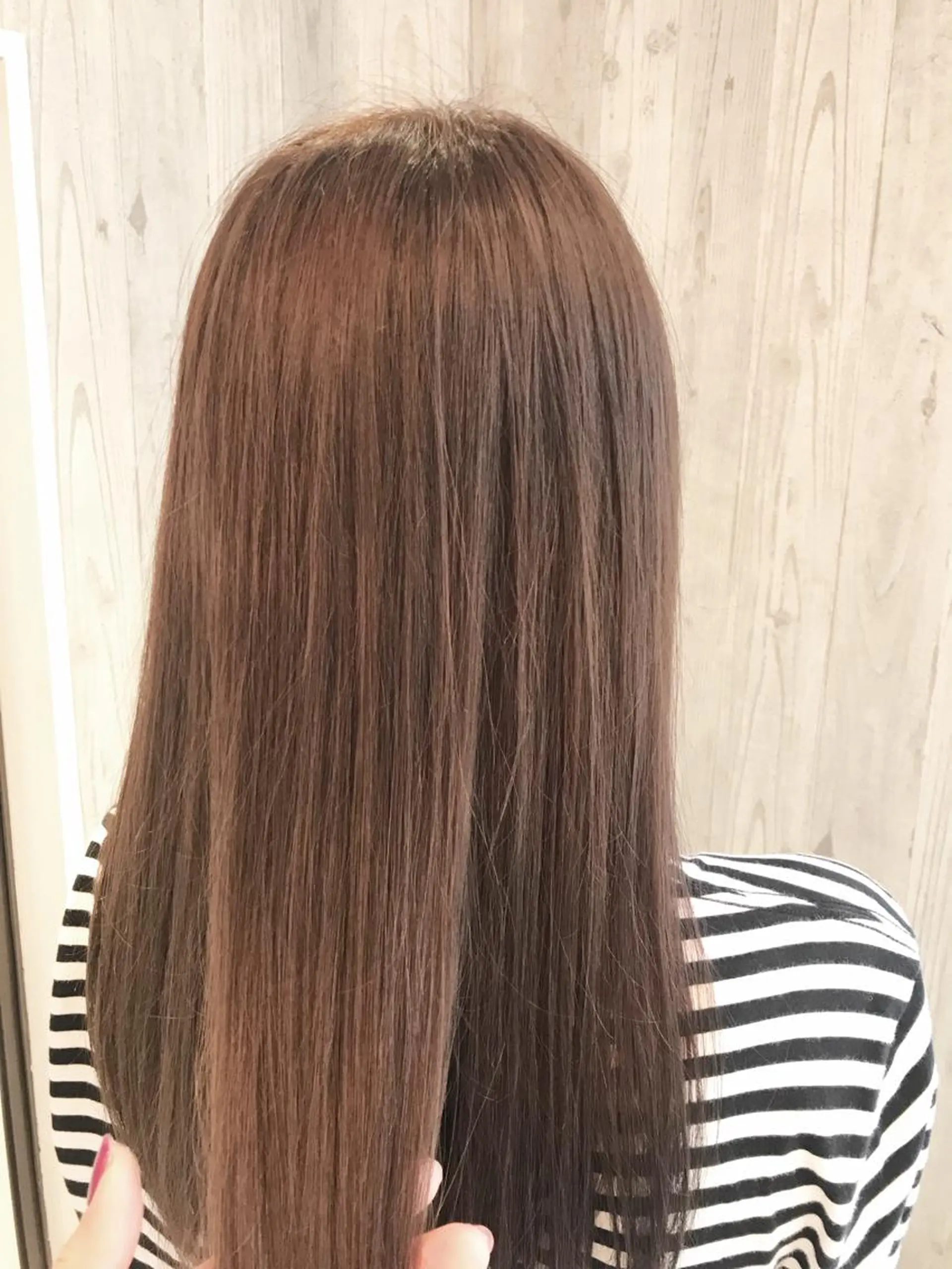 ロング カラー ベージュカラー ショコラベージュ ロング Renatus店長 金子裕美のヘアスタイル