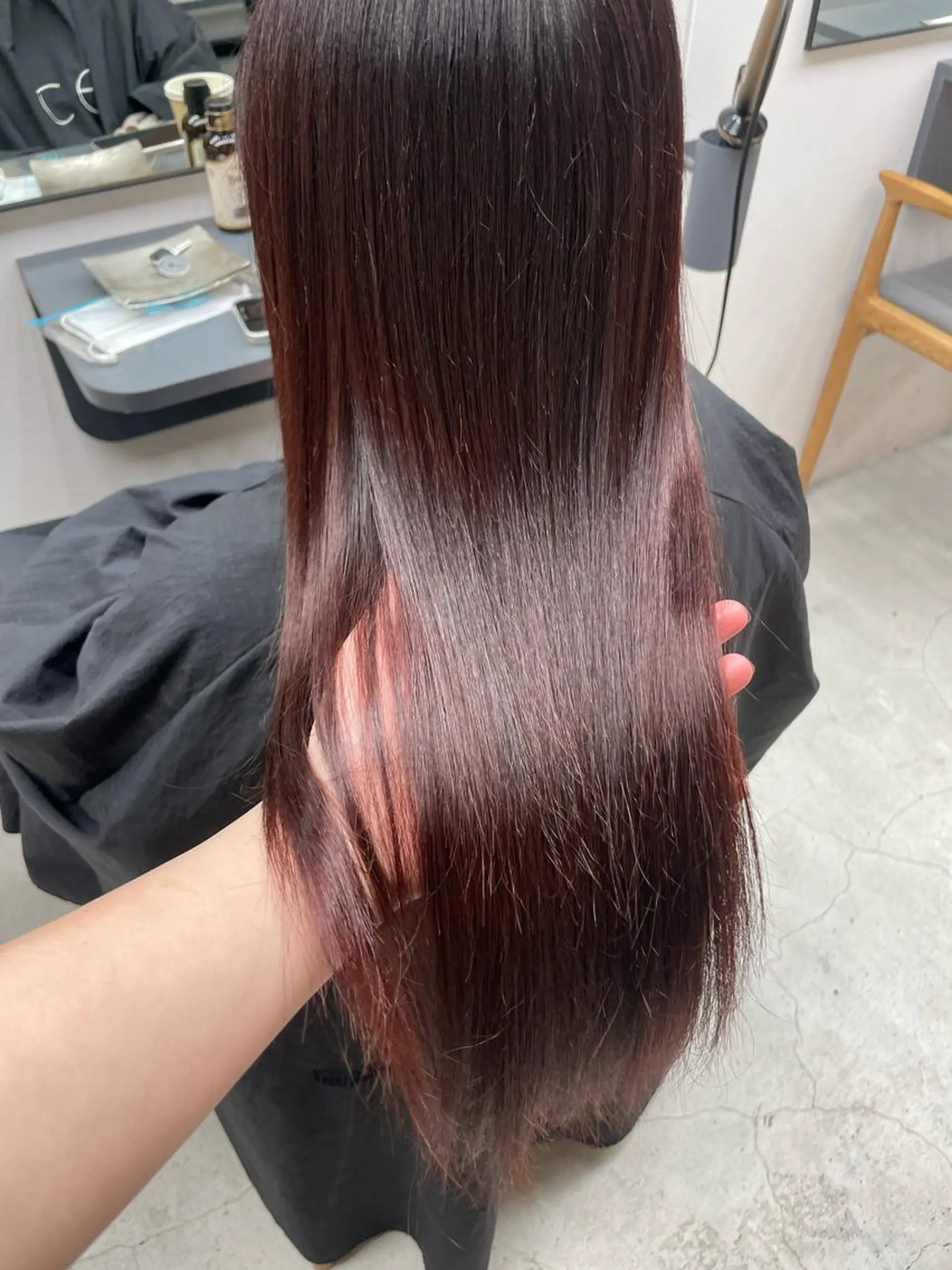 カラー 若月 あやかのヘアスタイル