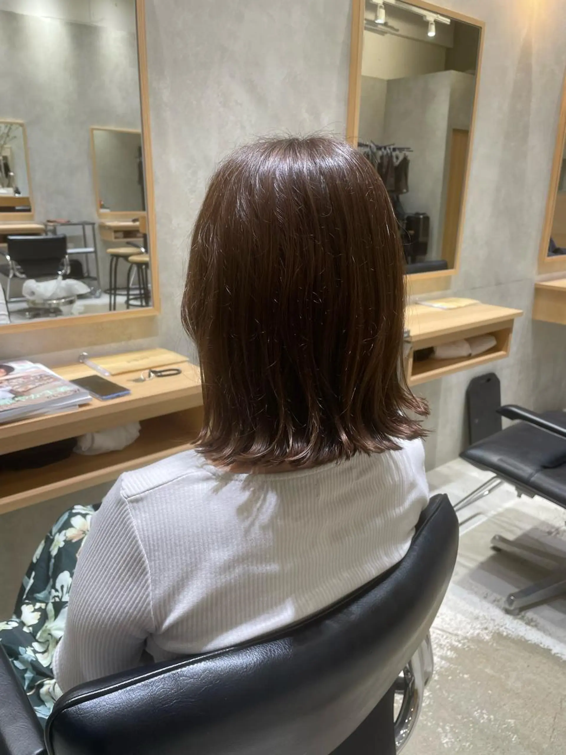 ミディアム 吉田 宙生のヘアスタイル