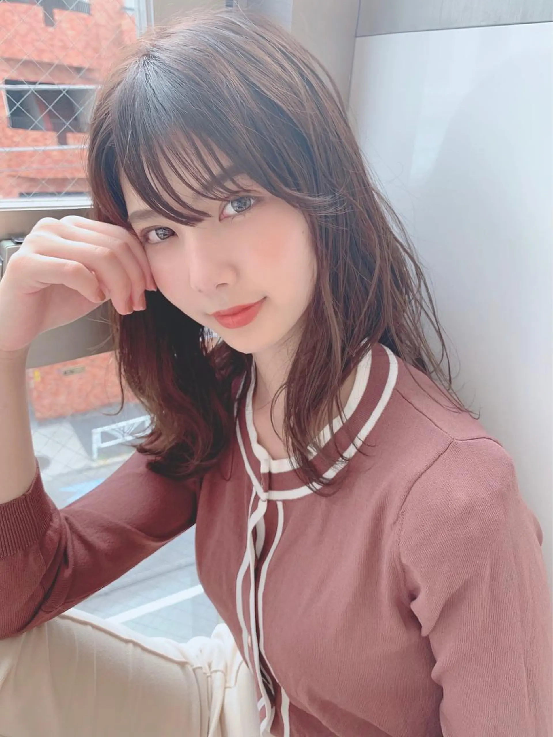 ロング カラー ヘアアレンジ 【公式】amble luxe池袋東口🩷のヘアスタイル