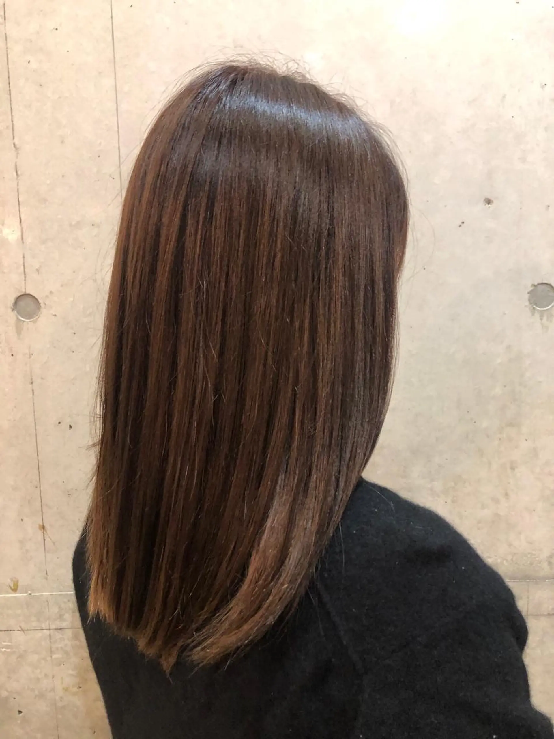 ミディアム カラー Lycka所属・ナギサ/ 大分森町のヘアスタイル