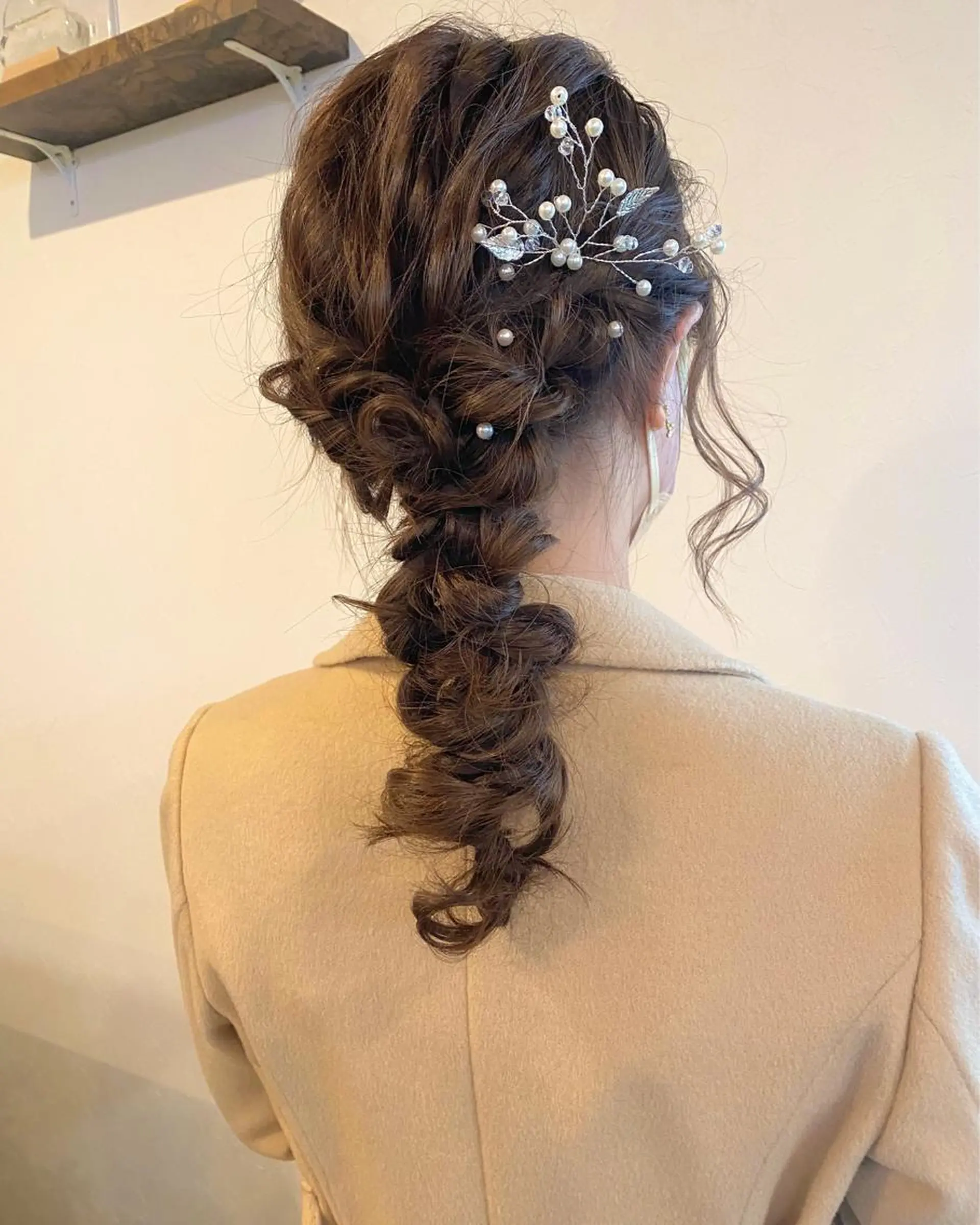ヘアアレンジ 結婚式・ブライダル ヘアセット 桑原 菜摘のヘアスタイル