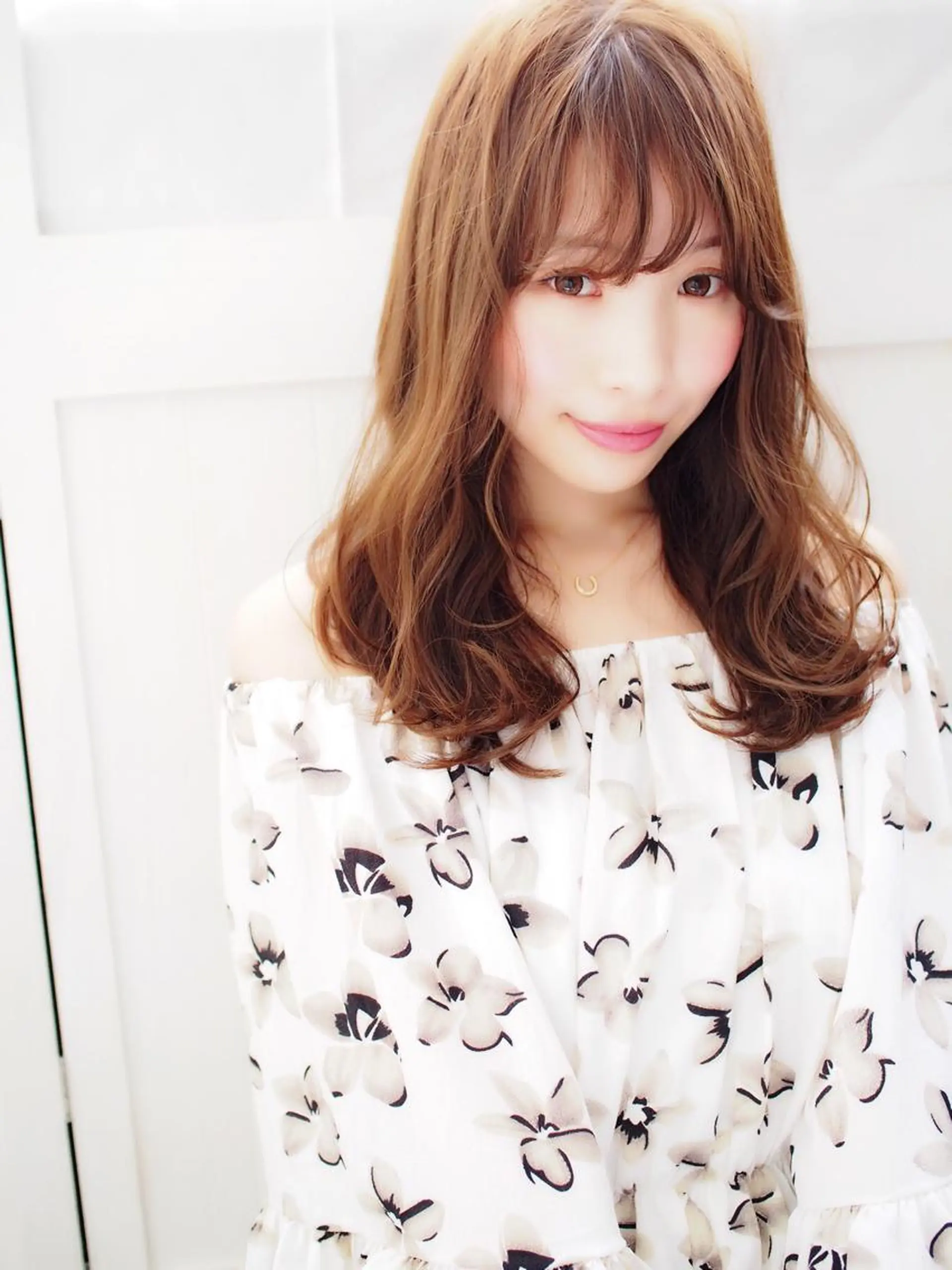 セミロング ほさか しんごのヘアスタイル