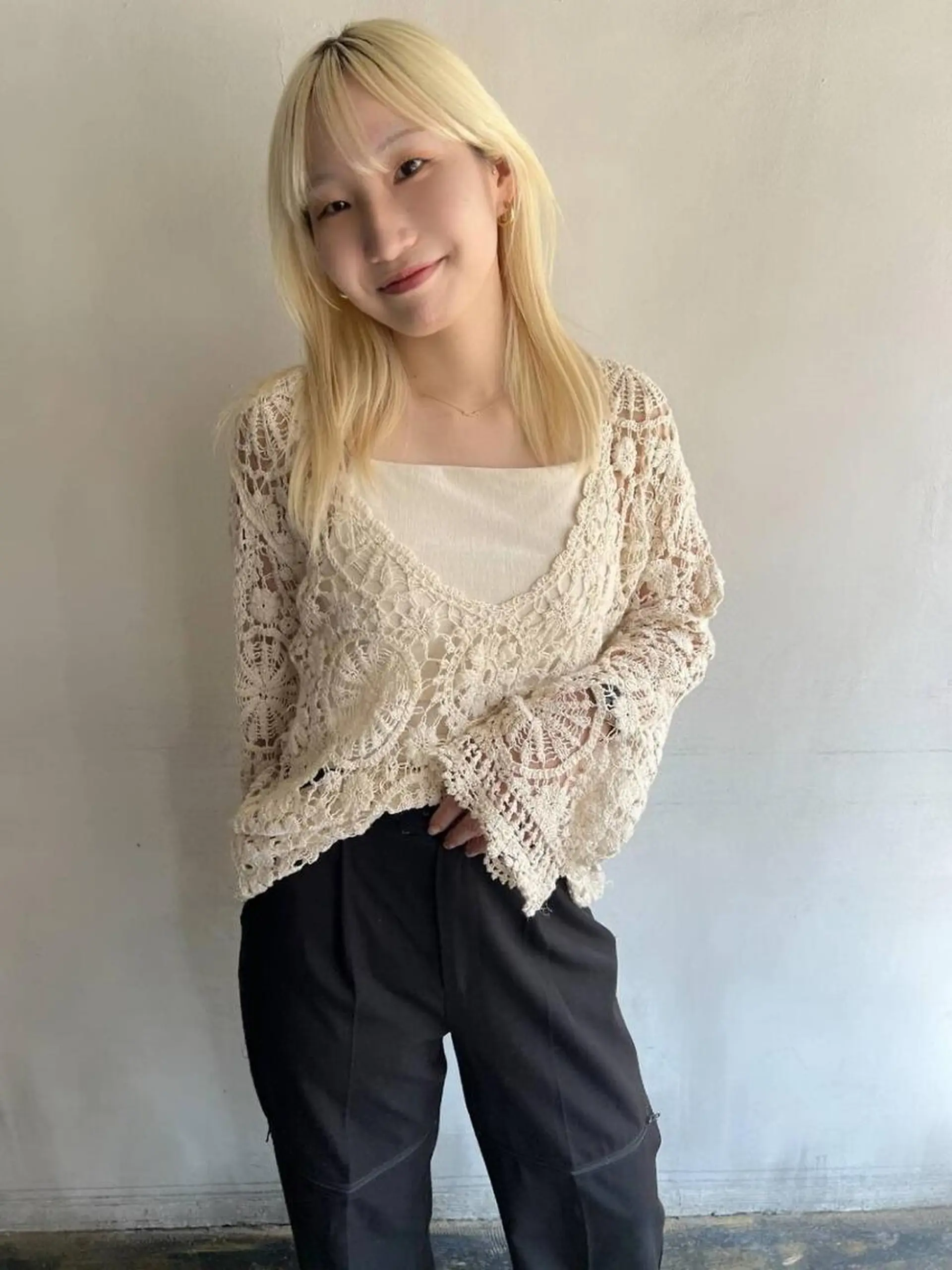 ロング レイヤー/暖色カラー /似合わせ/Moeのヘアスタイル