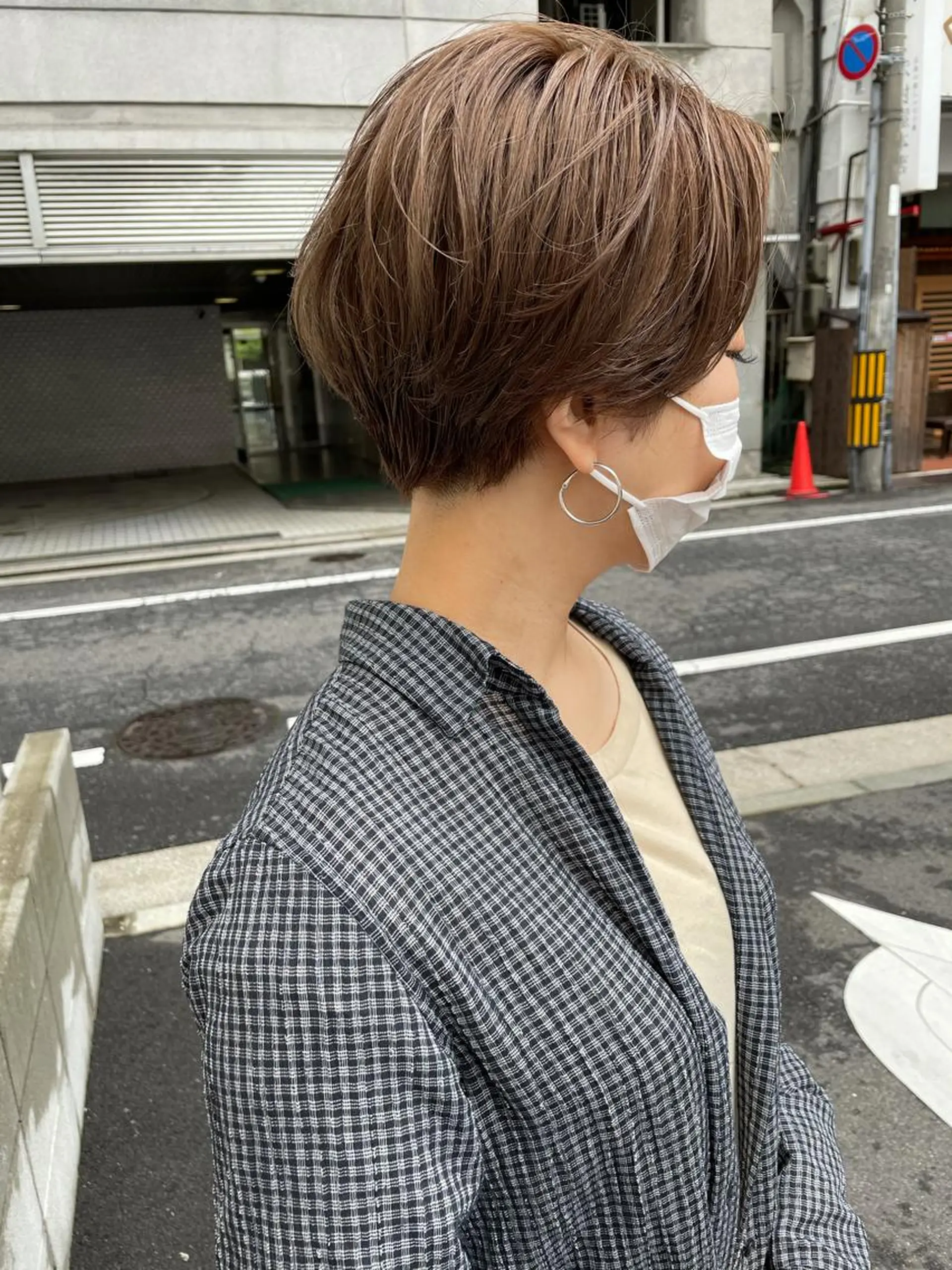 ショート カット ヘアカラー トリートメント さの あやねのヘアスタイル