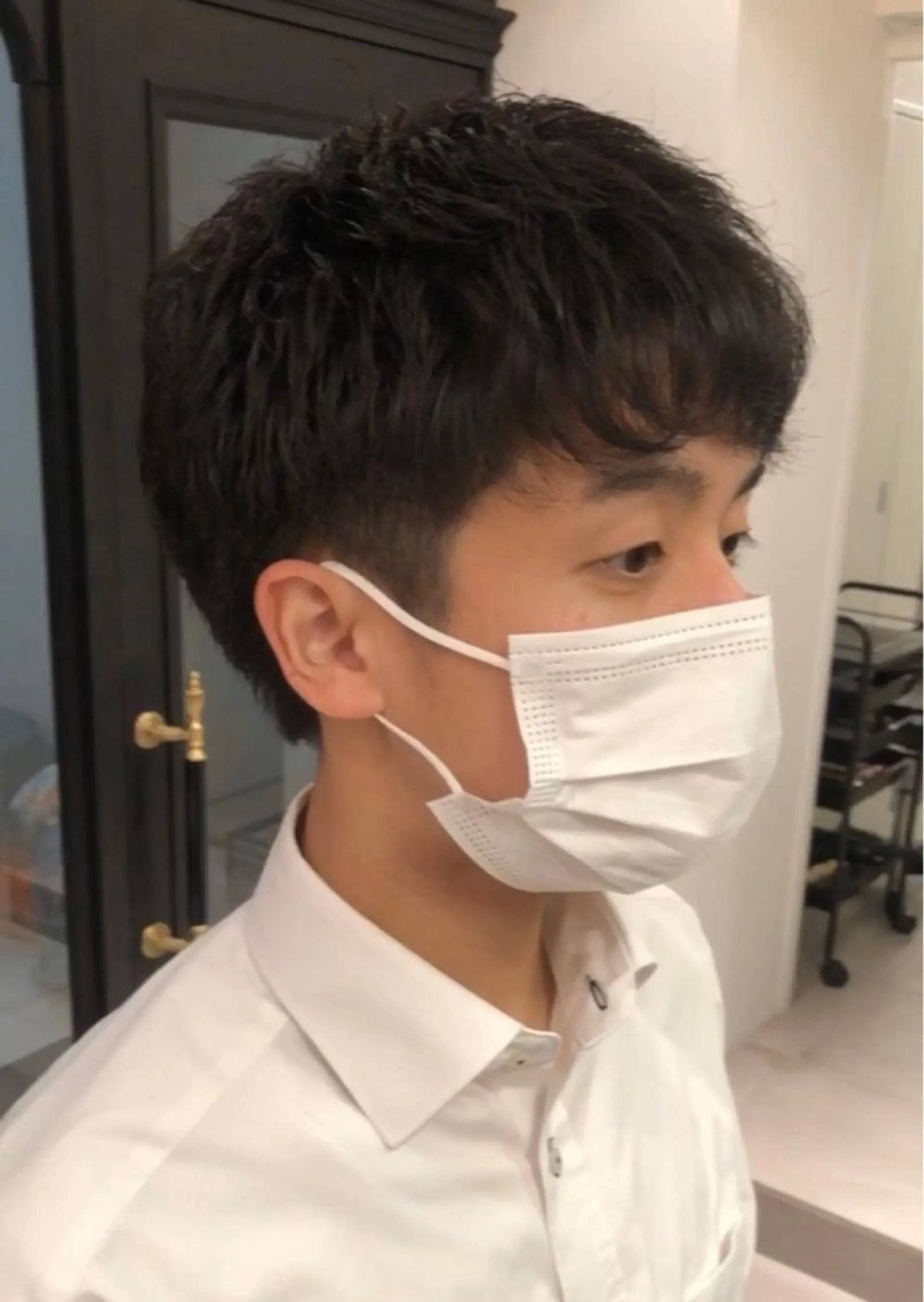 メンズ メンズパーマ ツーブロック 中澤 美緒のヘアスタイル