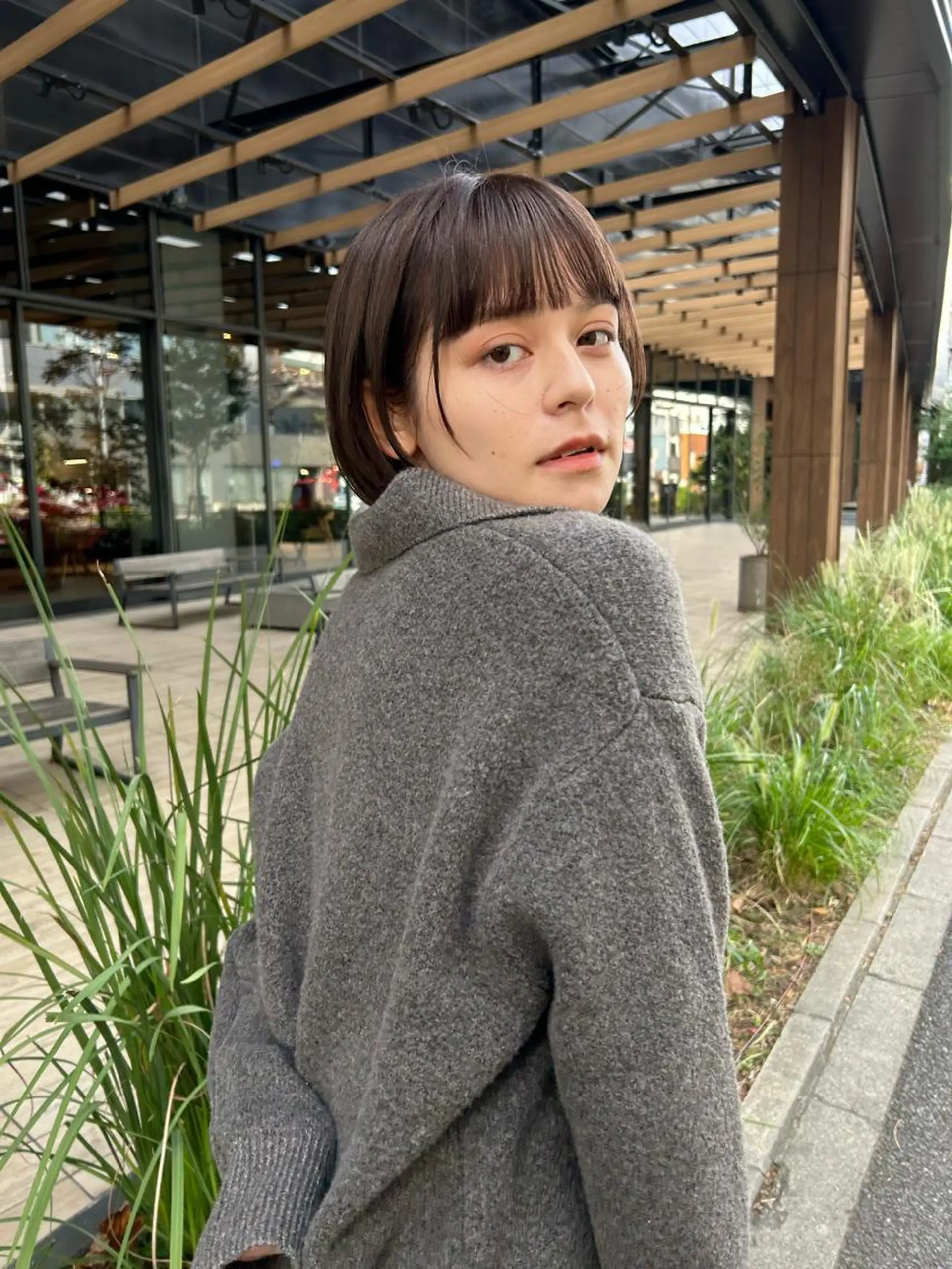 ミディアム mood tatemachiのヘアスタイル