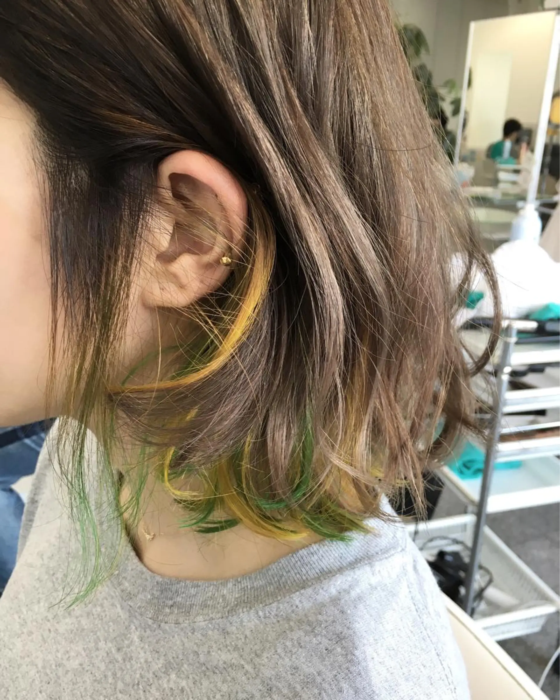 ミディアム カラー 河合秀明/ショート /ボブ/レイヤーのヘアスタイル