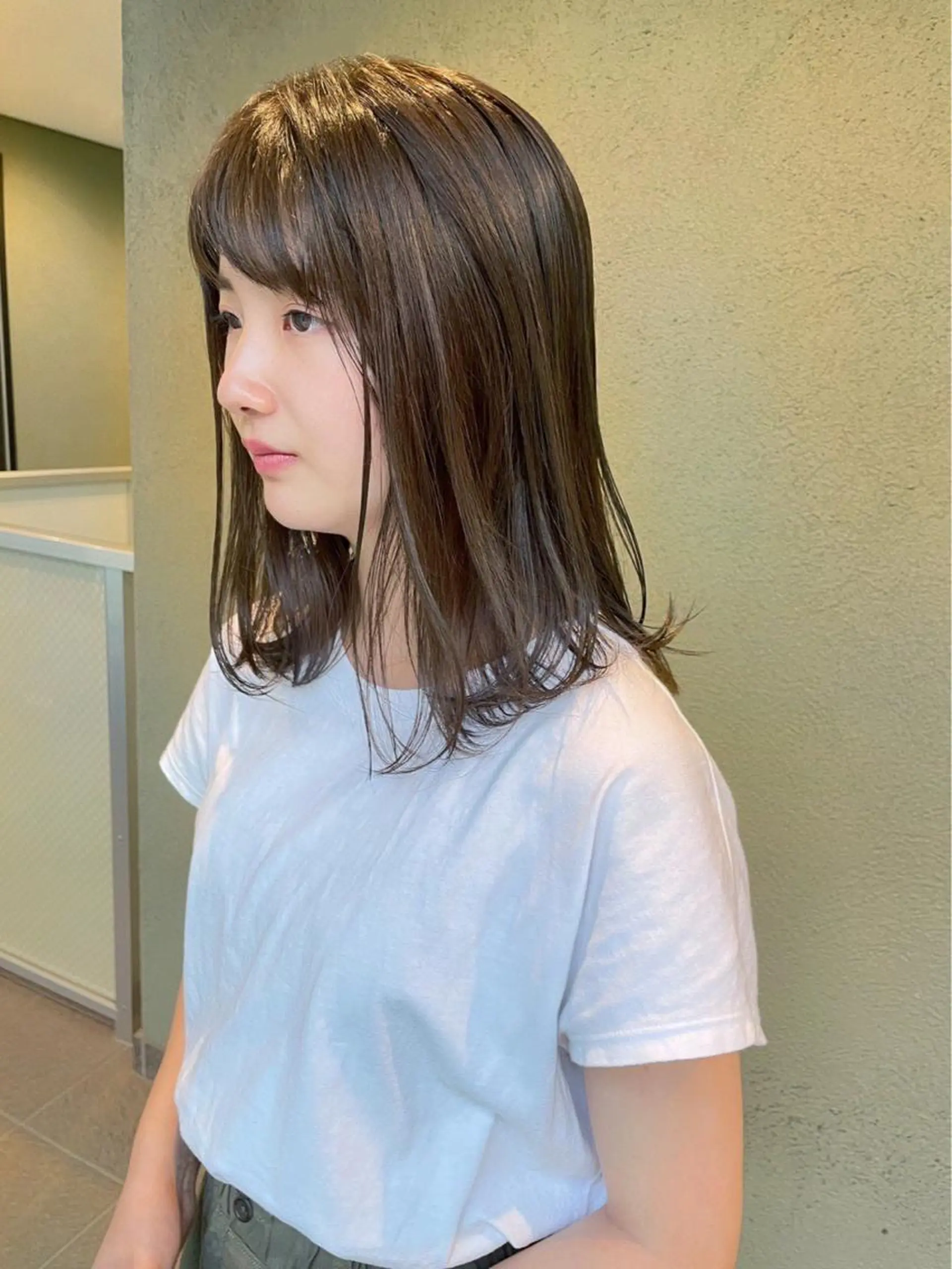 ミディアム カラー カット ヘアカラー トリートメント HIROKI ” stylistのヘアスタイル