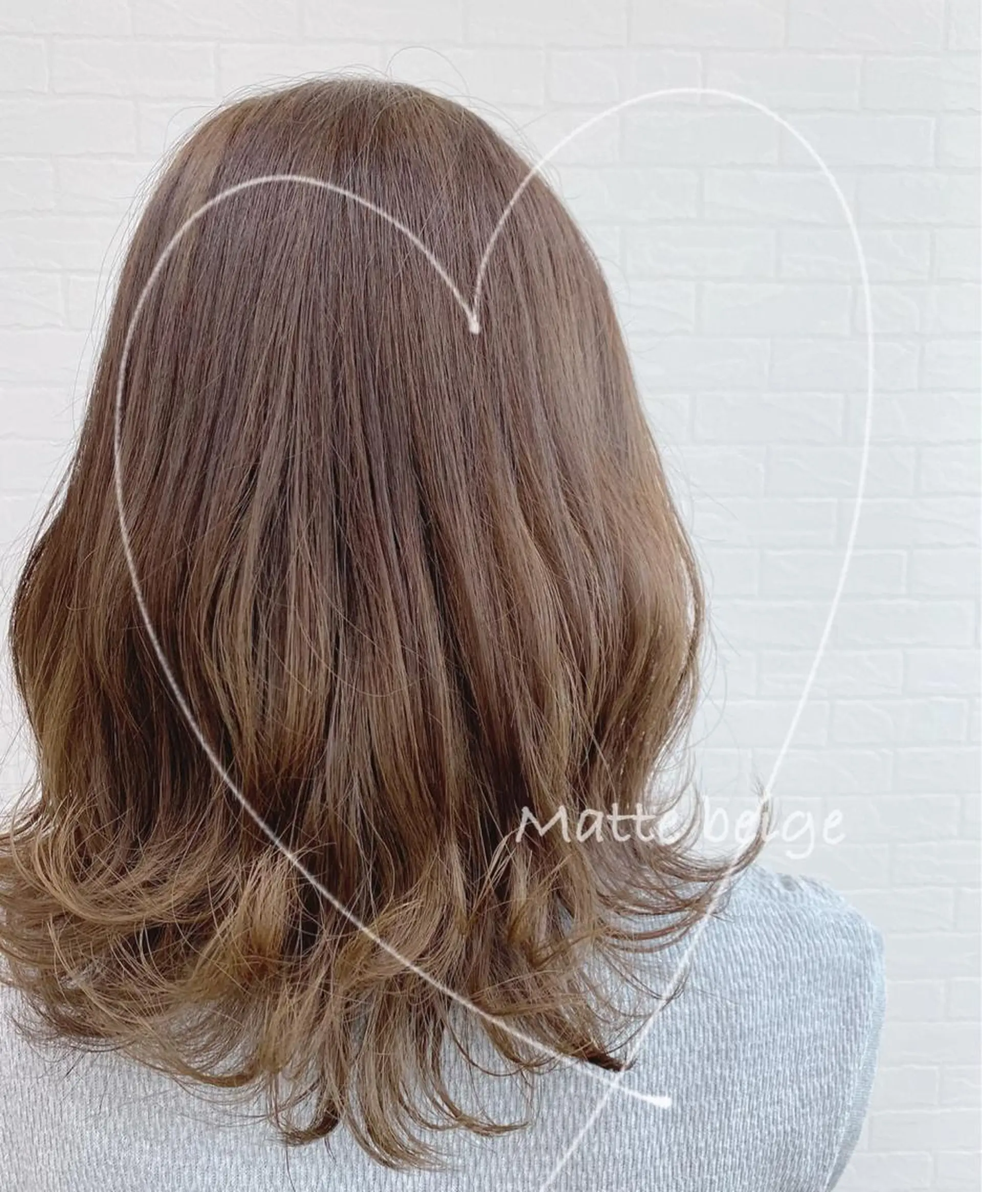 セミロング カラー 透明感カラー GRANLUSSO 〜グランルッソ駅前店所属・木口 嘉美のヘアスタイル