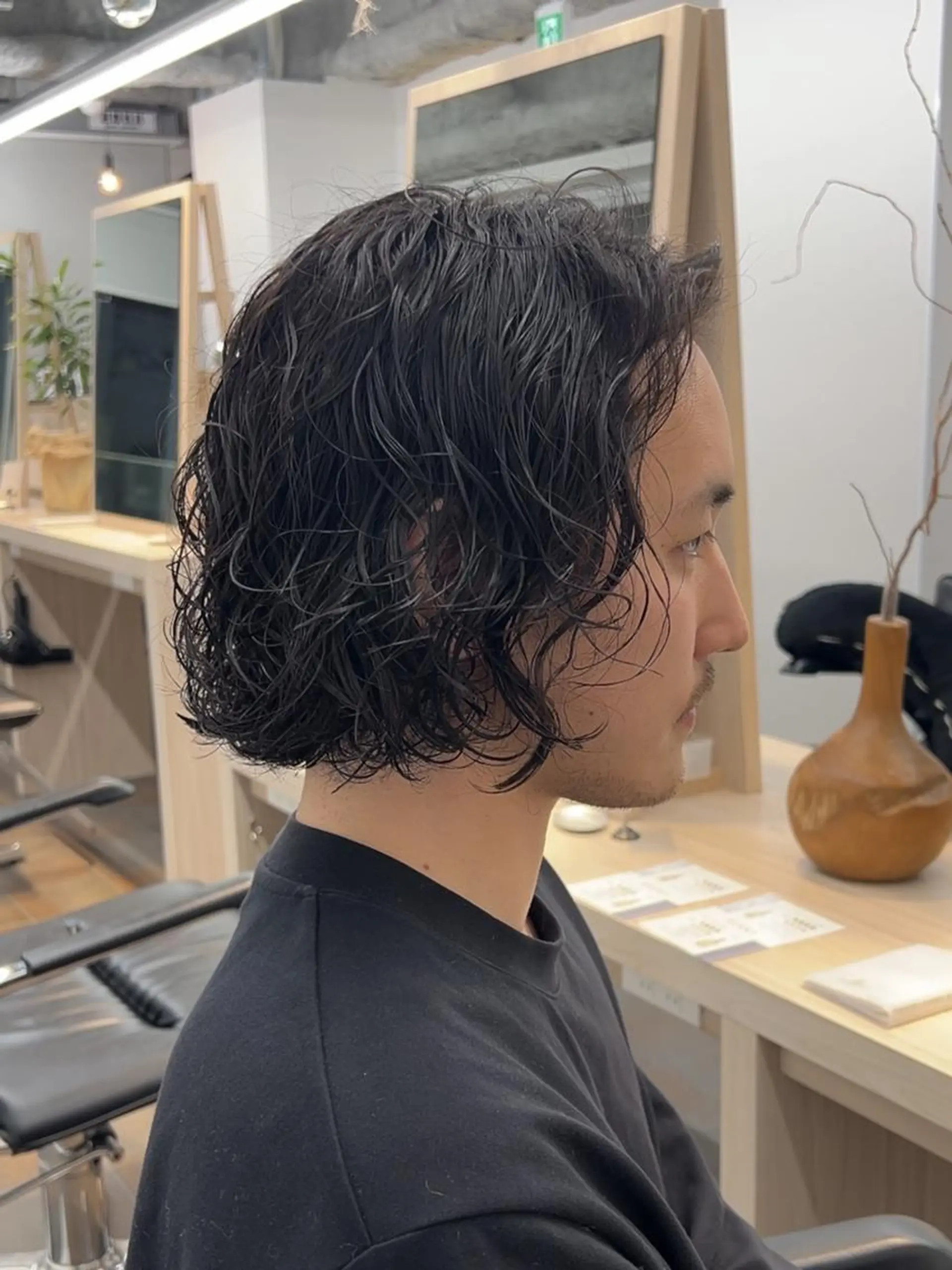 ミディアム メンズ パーマ ミディアムパーマ メンズパーマ ツイストスパイラルパーマ ニュアンスパーマ スパイラルパーマ カット パーマ メンズパーマ/ メンズカット/タクヤのヘアスタイル