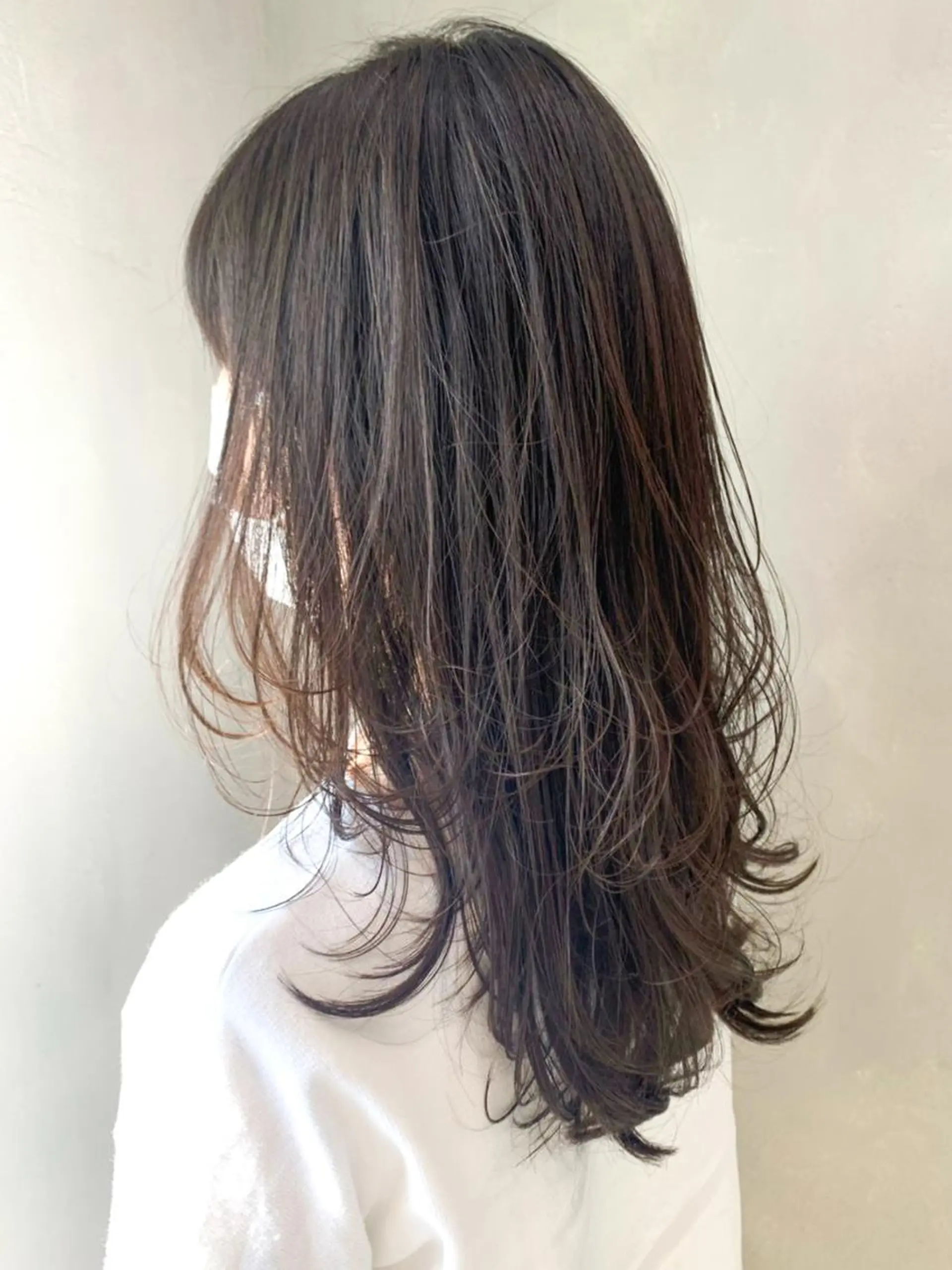 セミロング カラー パーマ ヘアアレンジ レイヤーカット ITbyALBUM 浦和店のヘアスタイル