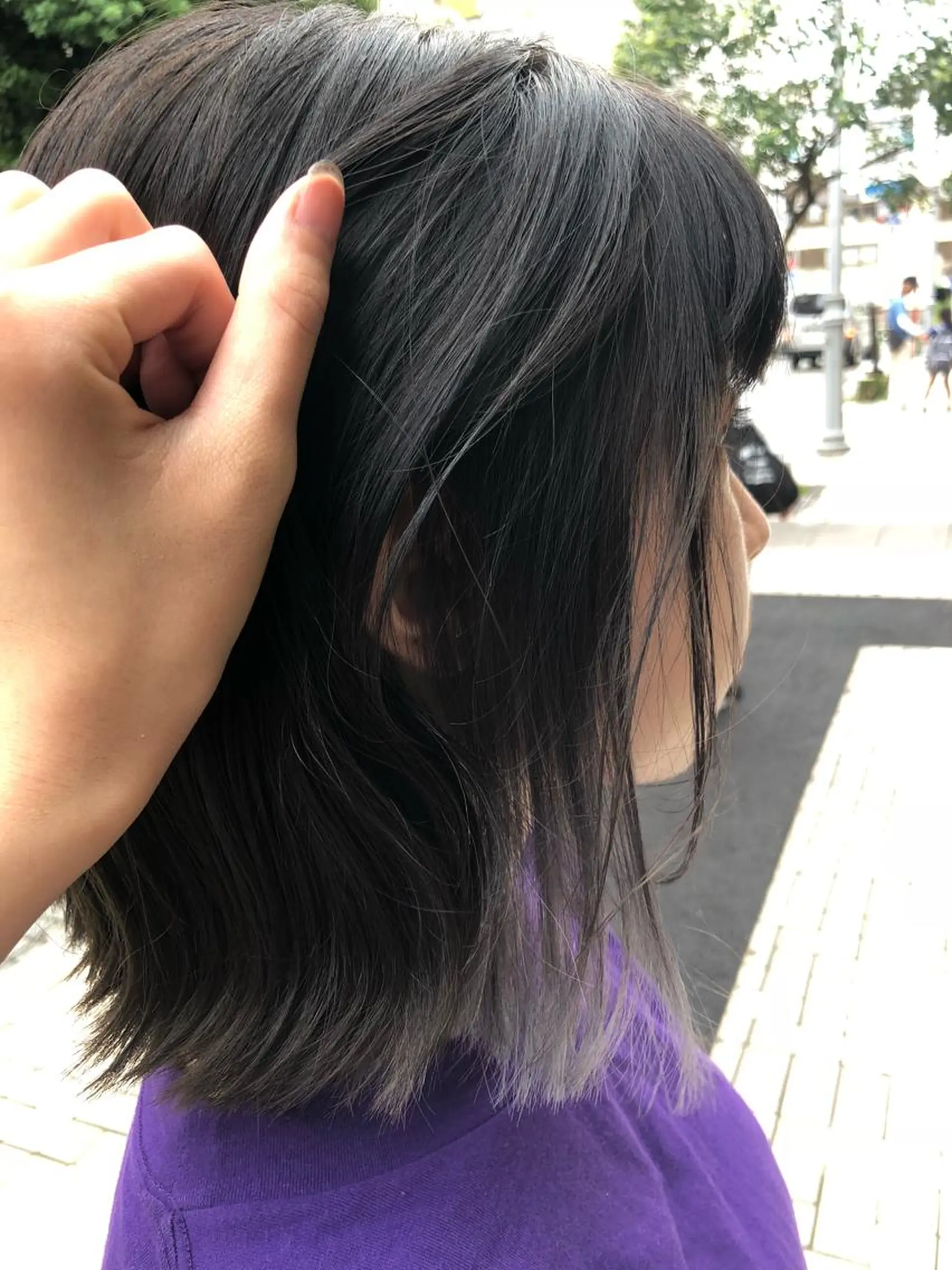 ミディアム カラー 樋渡 侑希のヘアスタイル