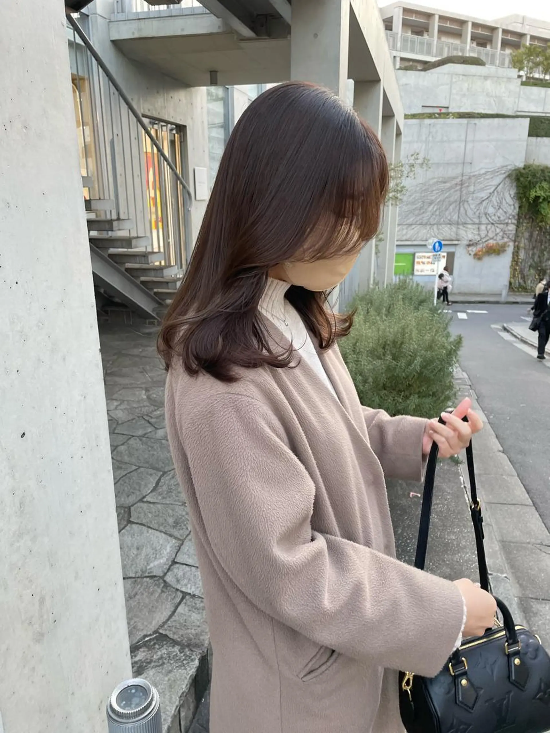 ロング カラー アッシュ ブリーチ ダブルカラー ラベンダーカラー ブリーチなしカラー カット ヘアカラー トリートメント レイヤーカット🎀 kanaのヘアスタイル