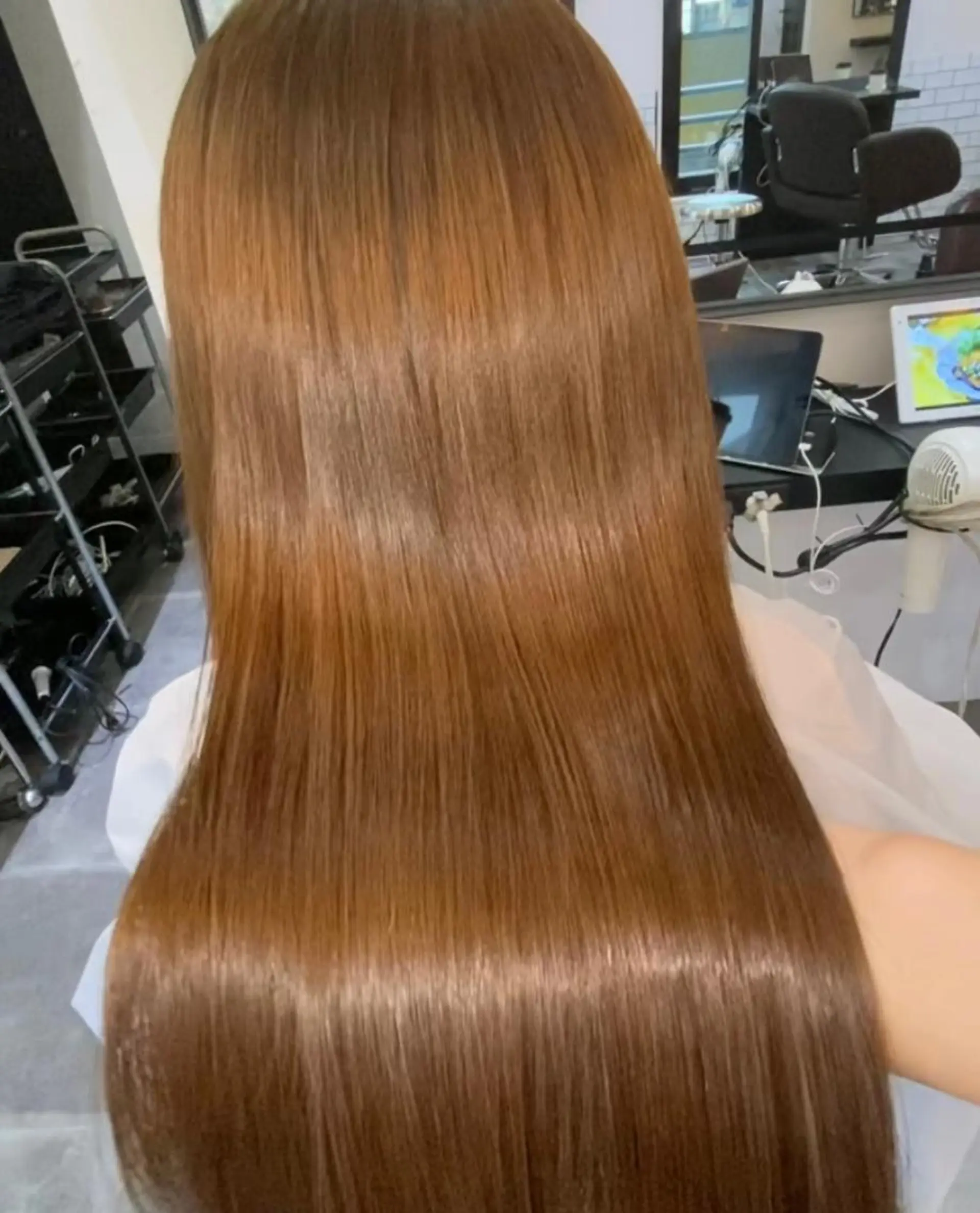 ロング 髪質改善 トリートメント ヘアカラー トリートメント 美髪✨髪質改善 &艶カラーmanaeのヘアスタイル