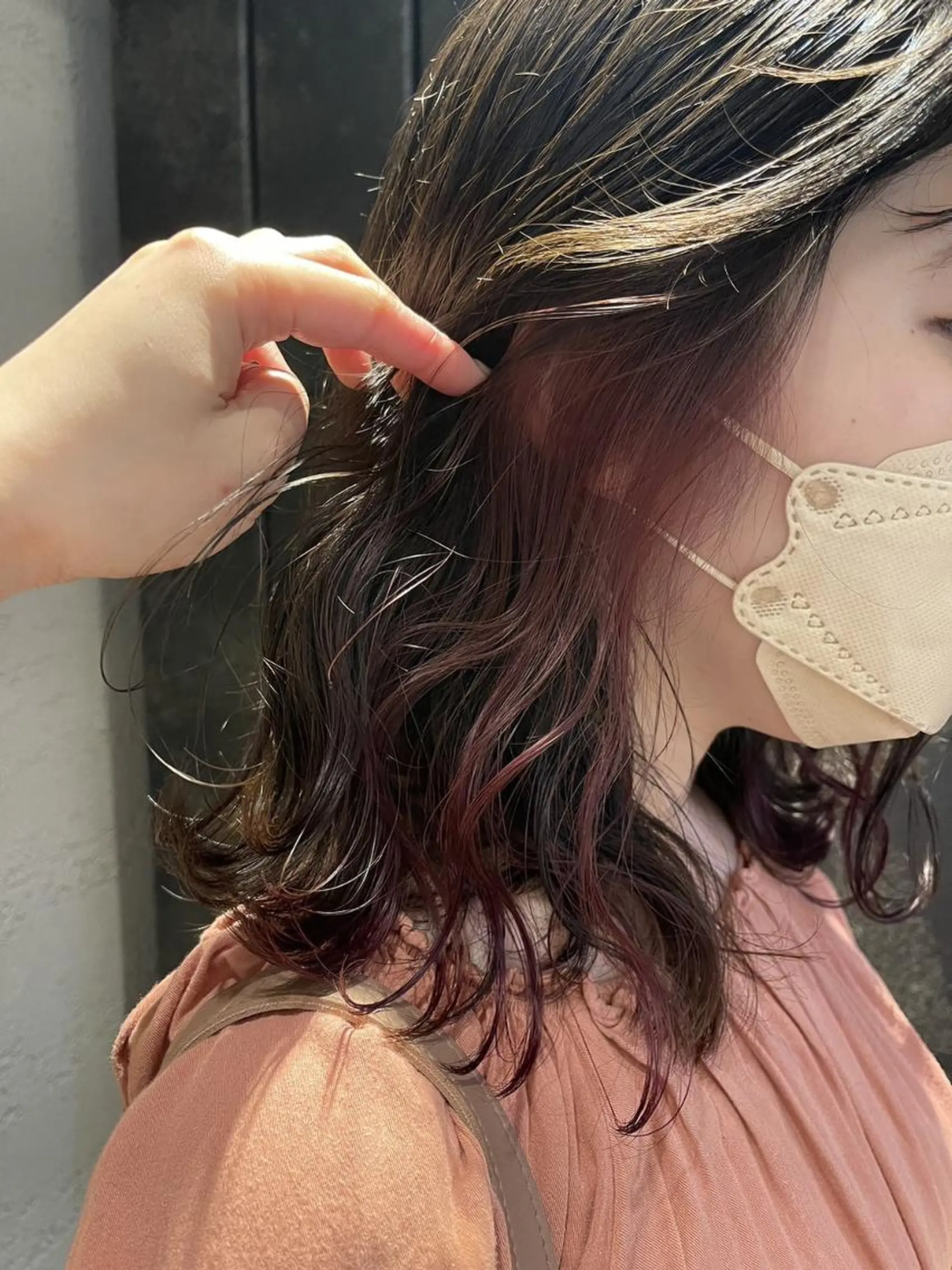 ミディアム カラー アティリー 西梅田のヘアスタイル