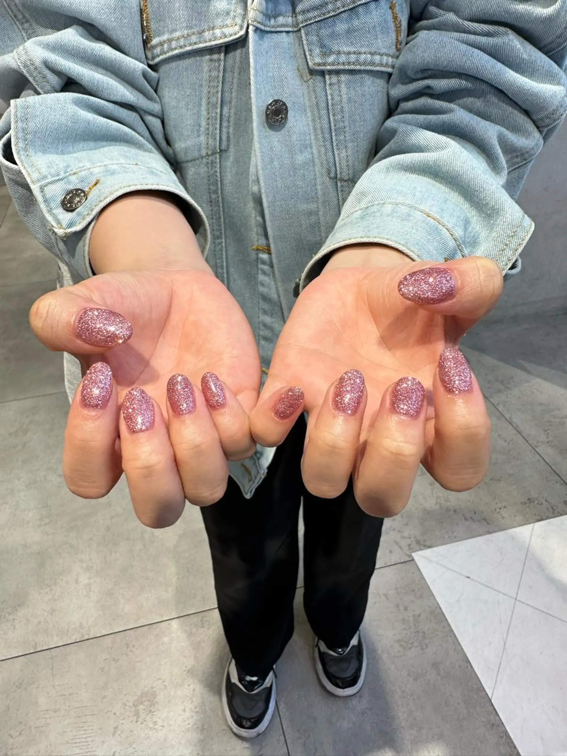 ミディアム カラー ネイル ハイトーン特化 pepe🎀のヘアスタイル