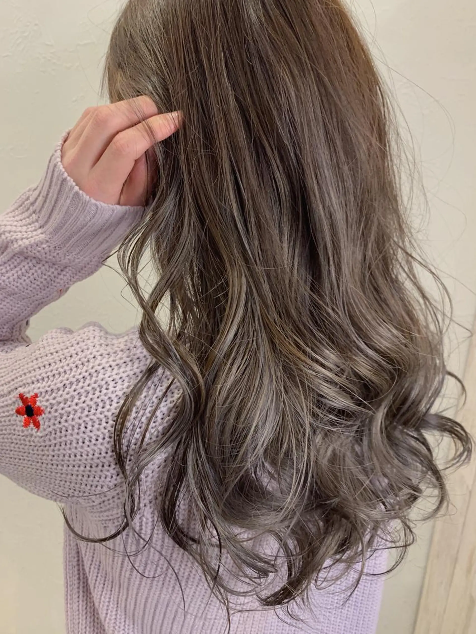 ロング カラー バレイヤージュ レイヤーカット ヘアカラー m ā l o.🌷 サカモトマイコのヘアスタイル