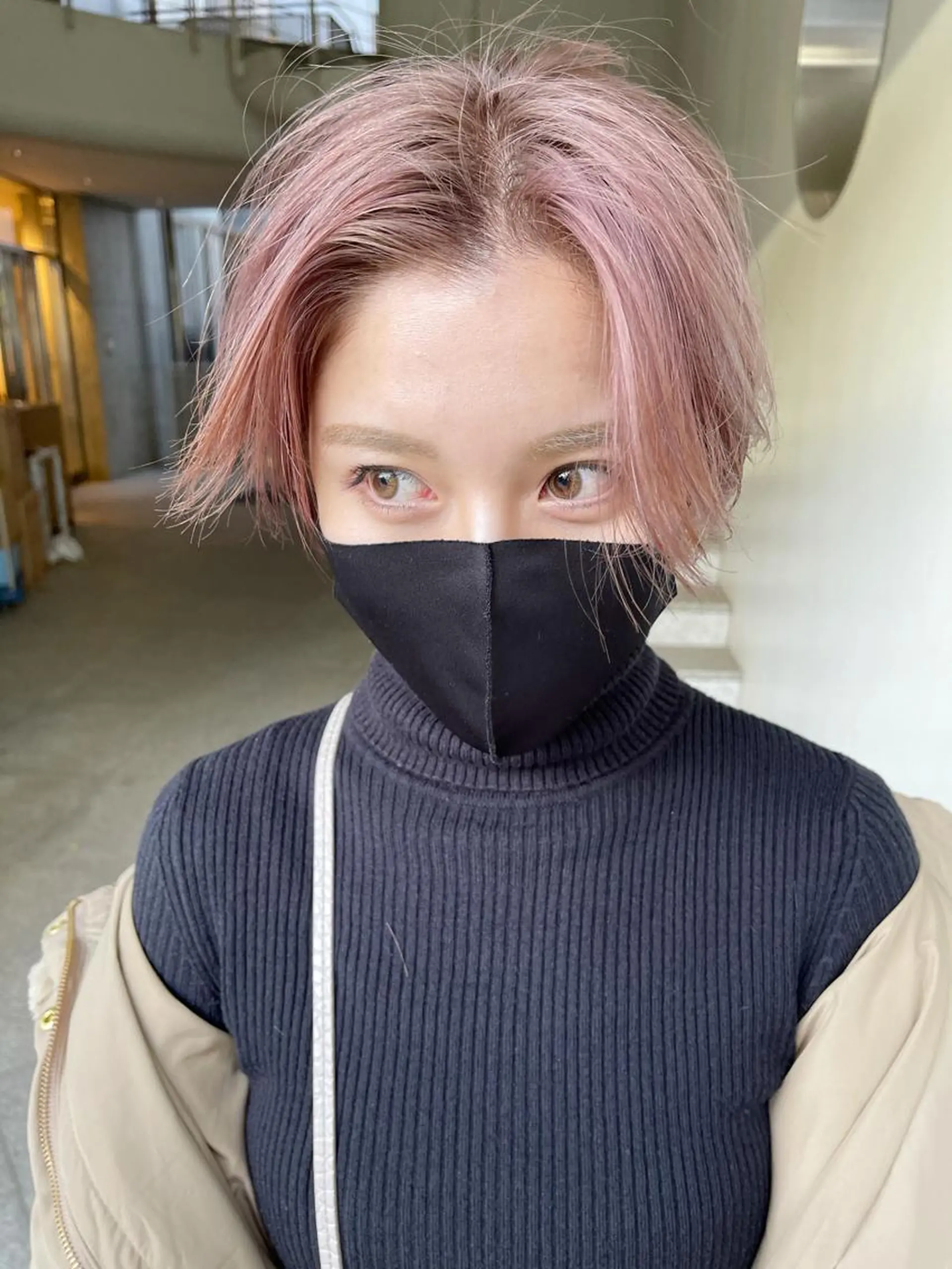 ショート ハンサムショート ピンクラベンダー ショートヘア カット ヘアカラー トリートメント PALAN K-Beauty SHINJUKU所属・“ミニモ最高評価獲得 “代表"Kohei"のヘアスタイル