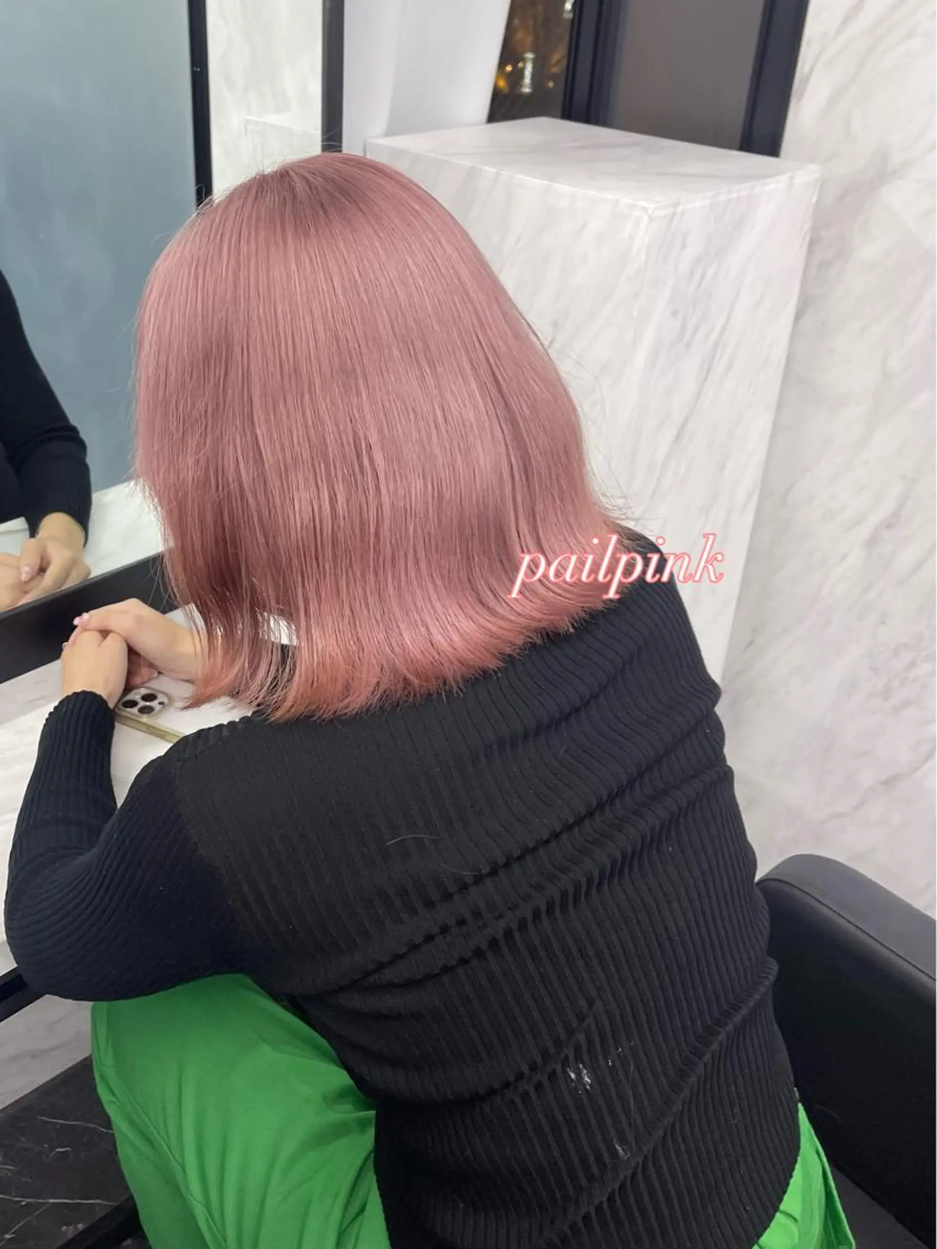 ミディアム カラー ハイトーンカラー ヘアカラー トリートメント route 【ルート】所属・髪質改善/堀江 ケアカラーtoshiのヘアスタイル