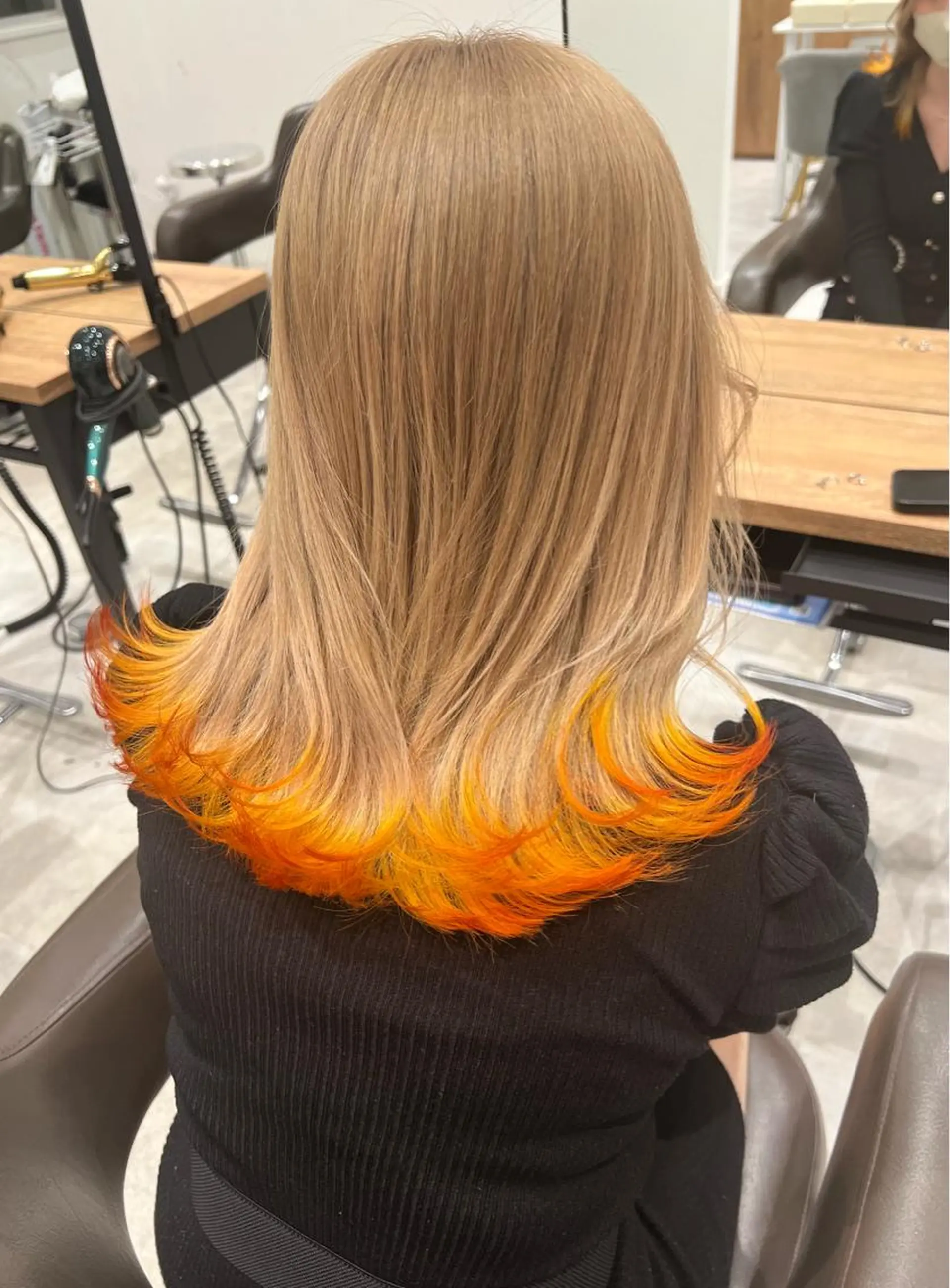 ミディアム ヘアカラー 浅井 大雅のヘアスタイル