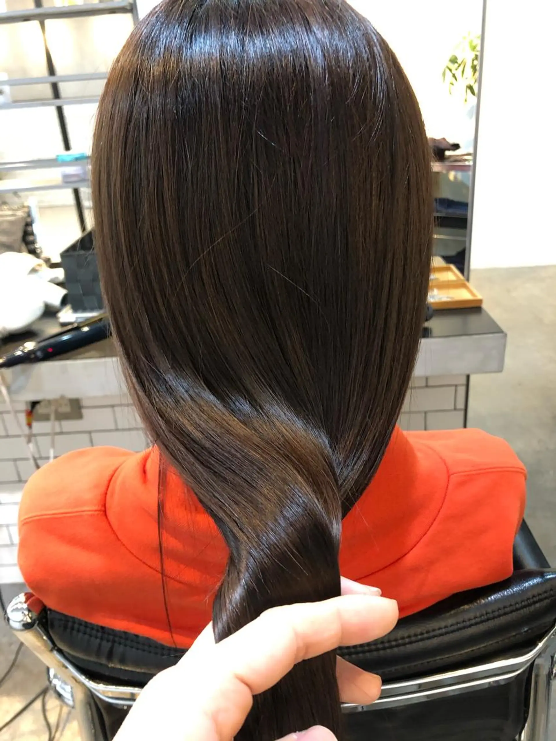 ロング ボブ×縮毛矯正 ryotaのヘアスタイル