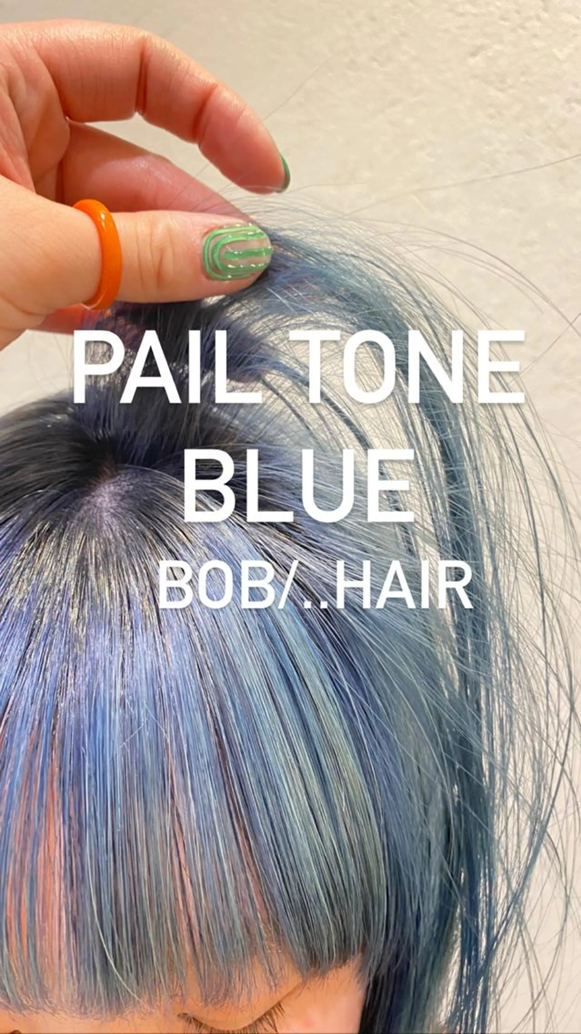 ショート カラー ブリーチ ブルーカラー ヘアカラー トリートメント ヘッドスパ パーマ指名No1 /namiのヘアスタイル