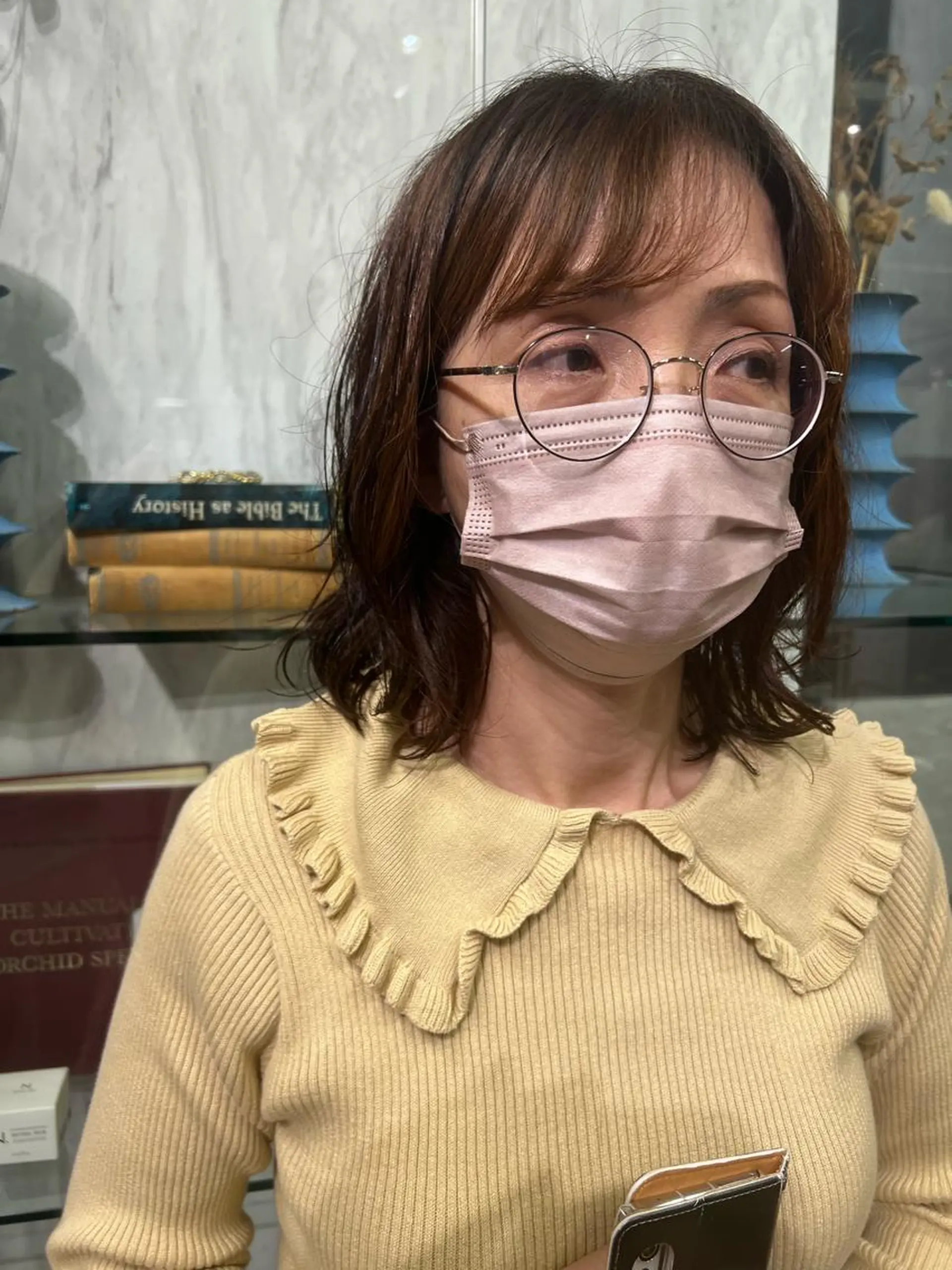 ミディアム パーマ ミディアムパーマ パーマ ROBBY所属・松井美樹/似合わせ ガーリー・韓国のヘアスタイル