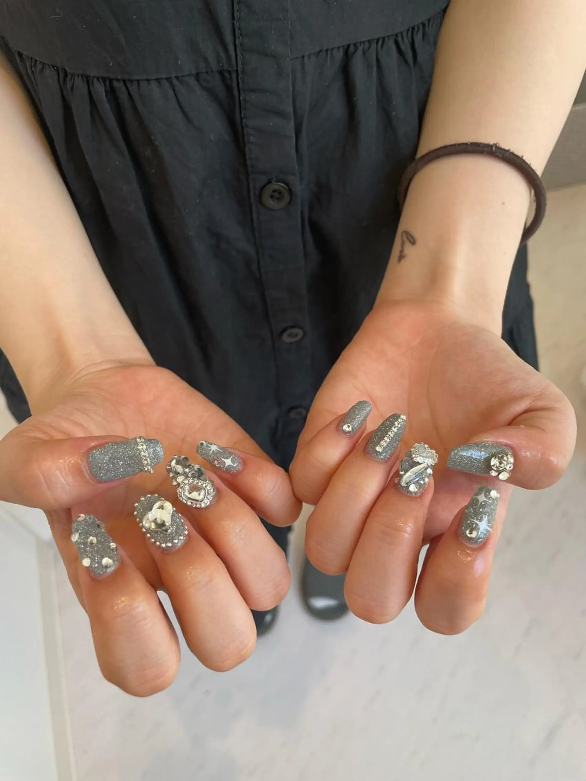 ネイル 束感まつ毛/ネイル/ LED♥KIRARAのマツエク・マツパデザイン