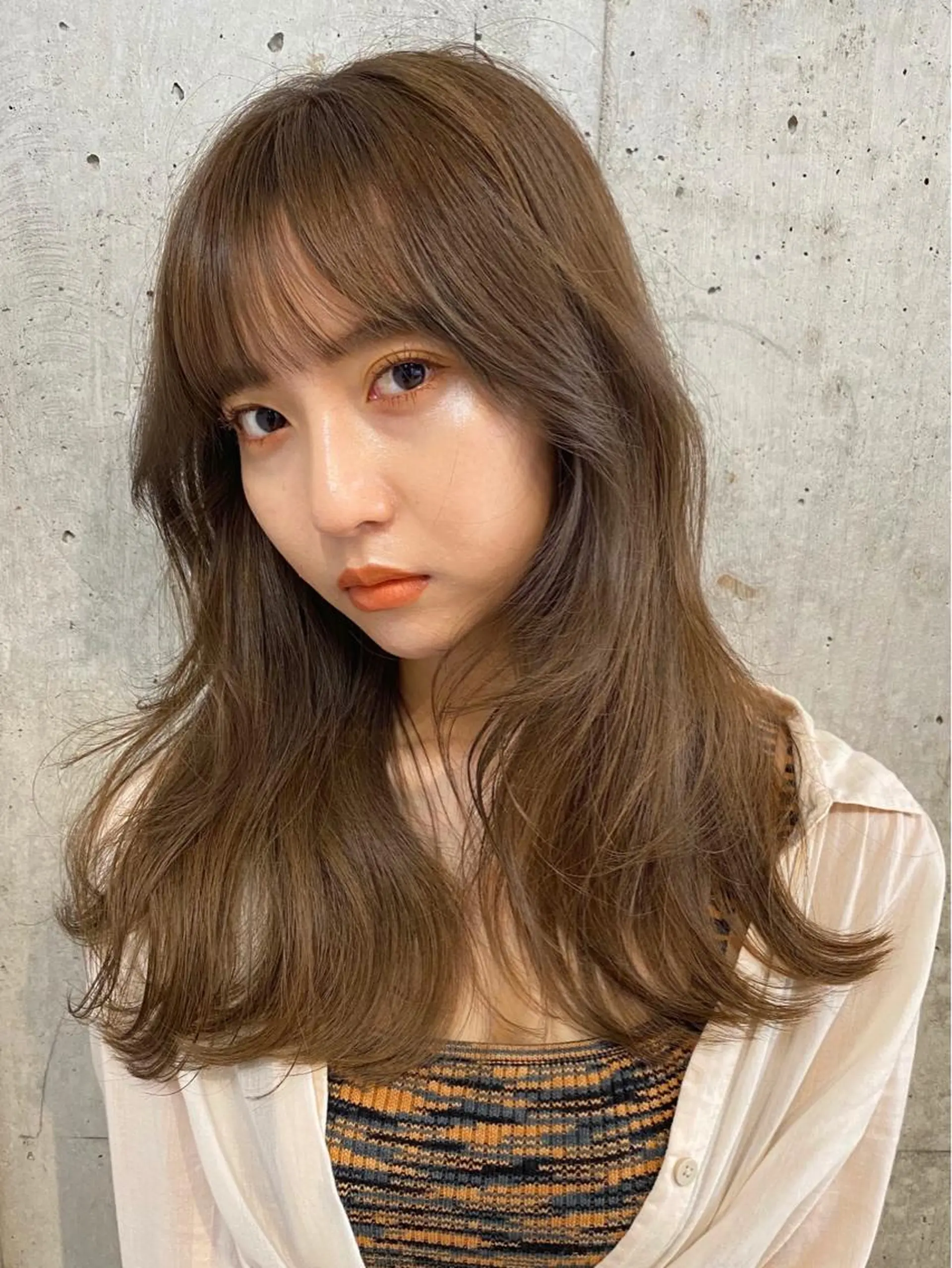 ロング カラー Pia hair Design Yakuin所属・Pia ツボイ ケイタのヘアスタイル