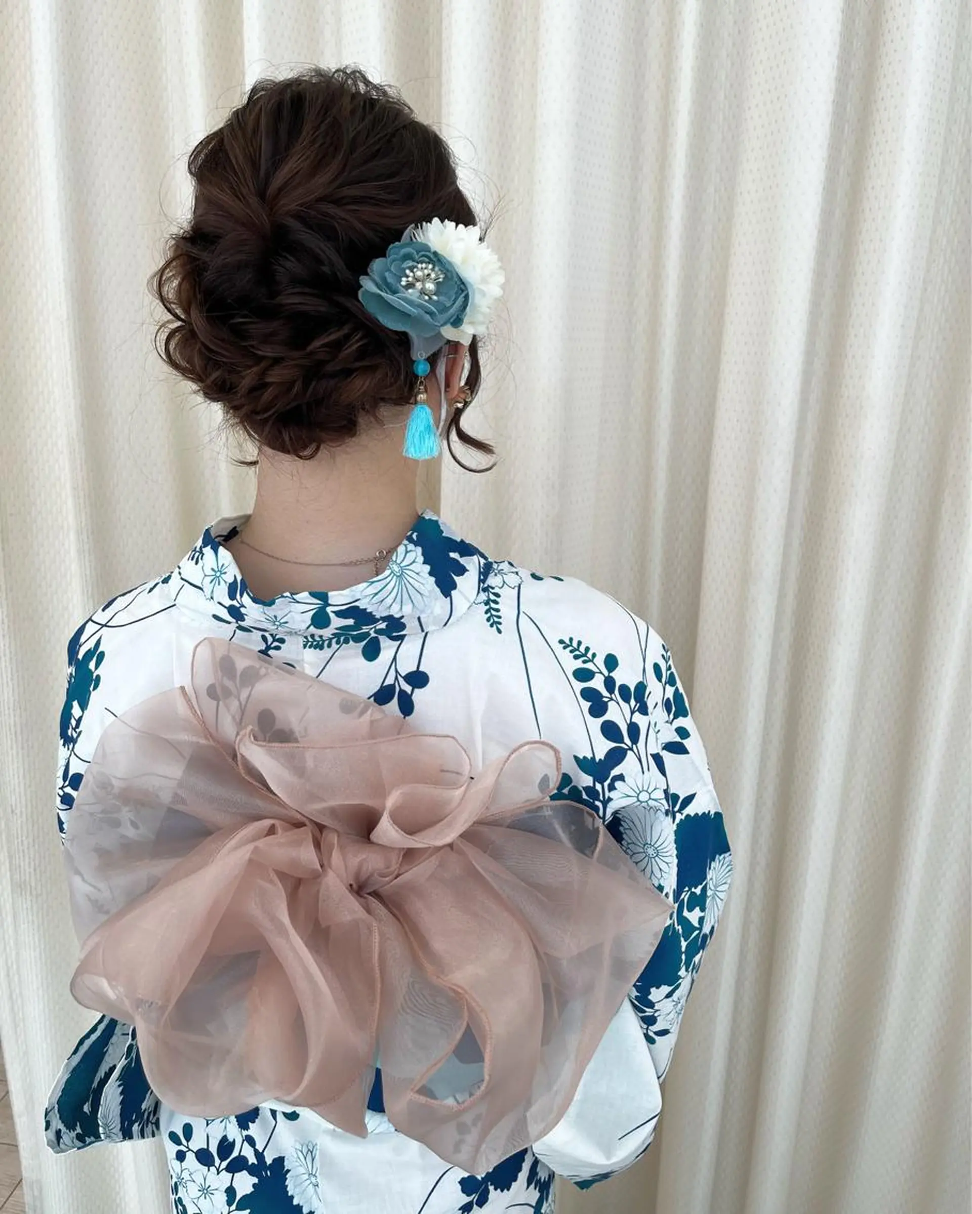 ロング ヘアアレンジ 浴衣 サソウ ユリエ🥥のヘアスタイル