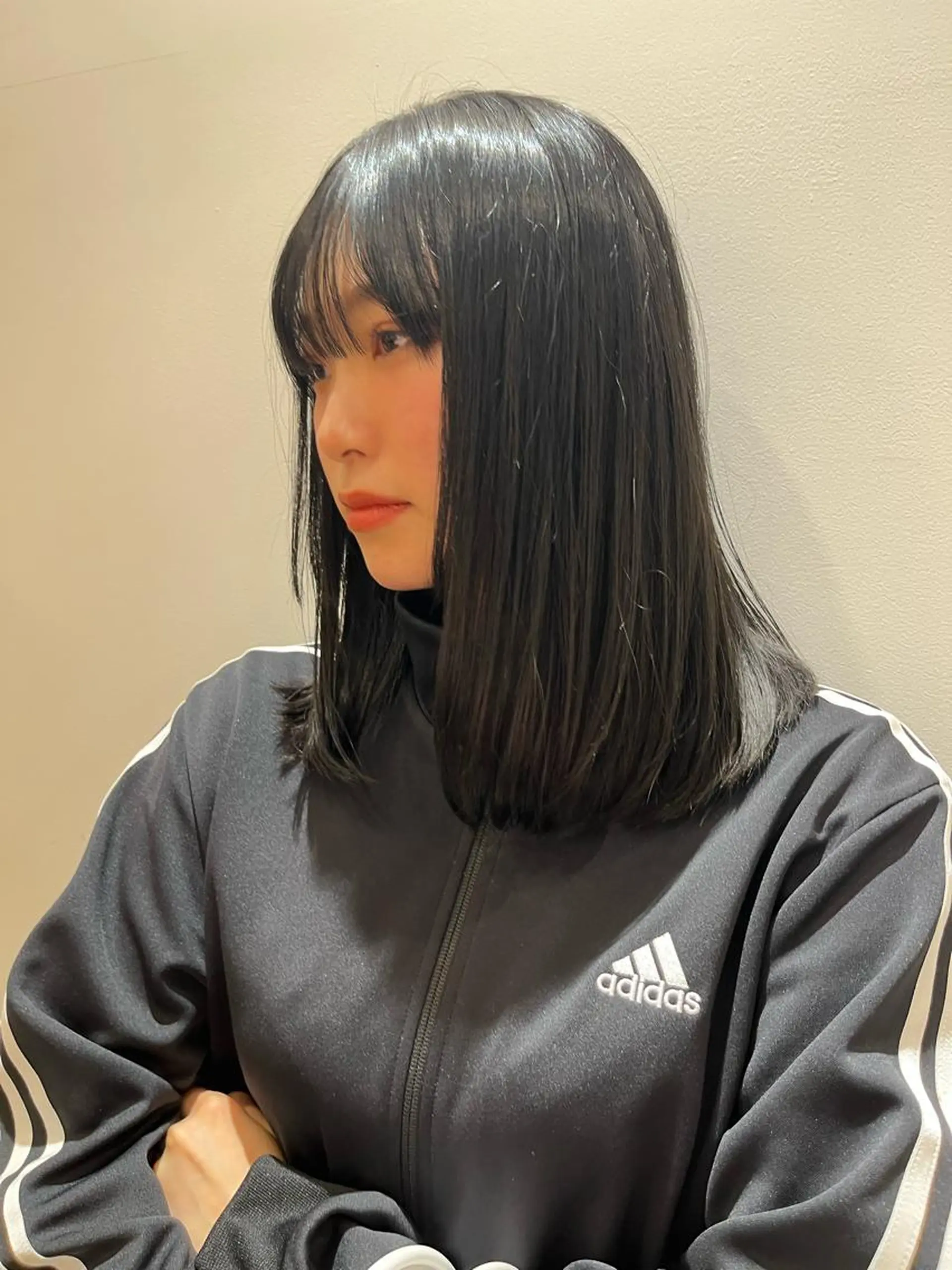 セミロング パーマ 門崎未依/レイヤー/ メンズカット🪿🌼のヘアスタイル